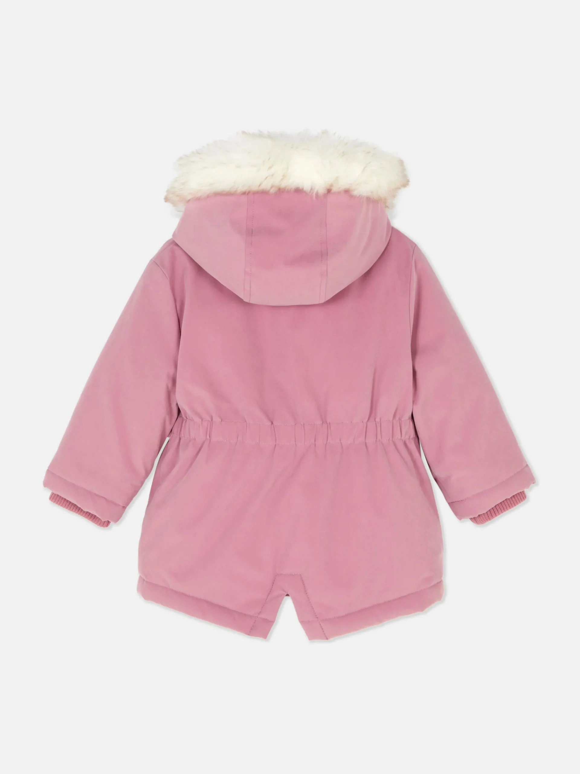 Faux Fur Parka Coat
