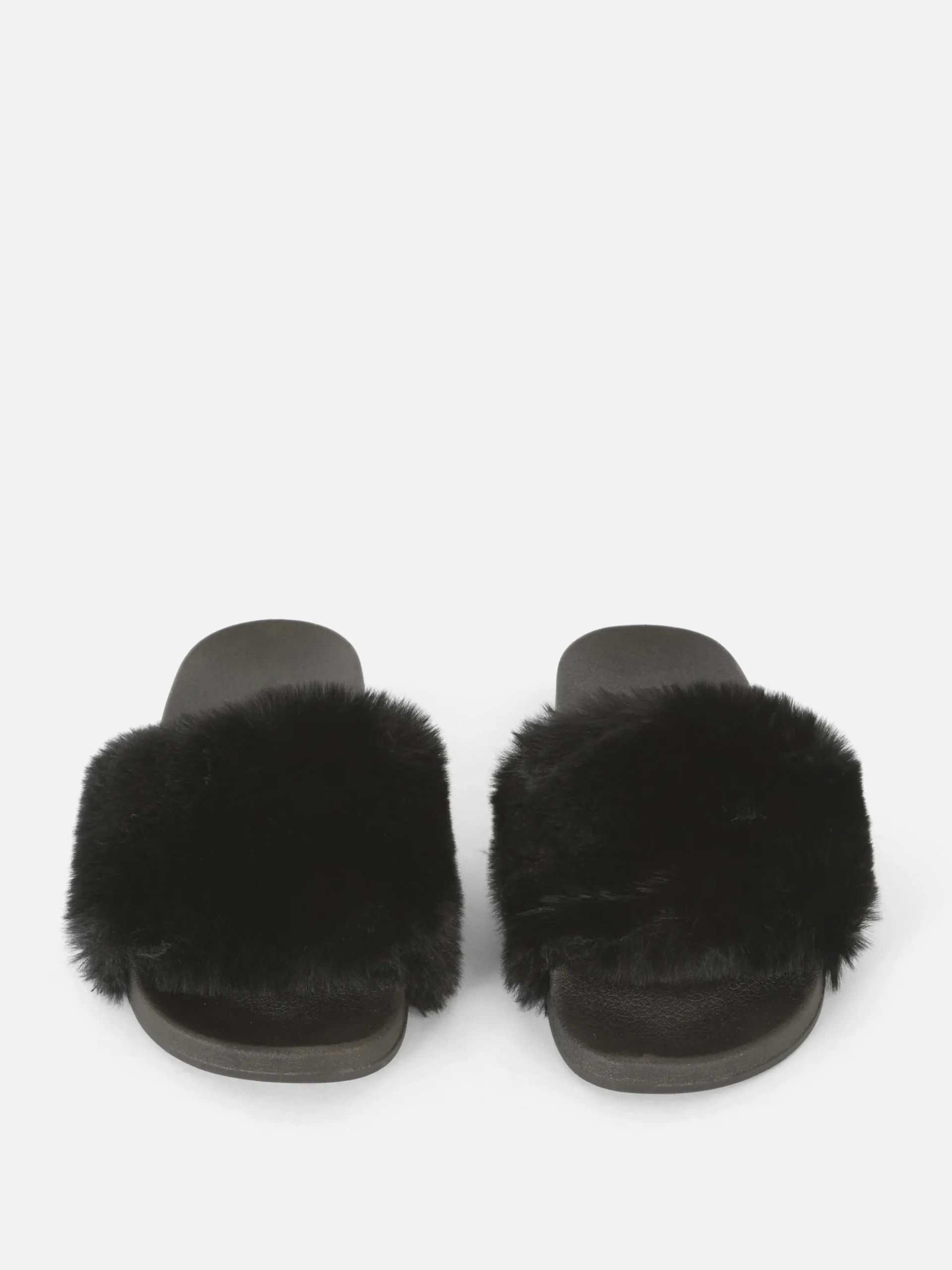 Faux Fur Slides