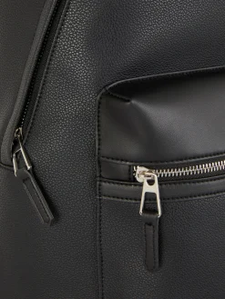 Faux Leather Backpack