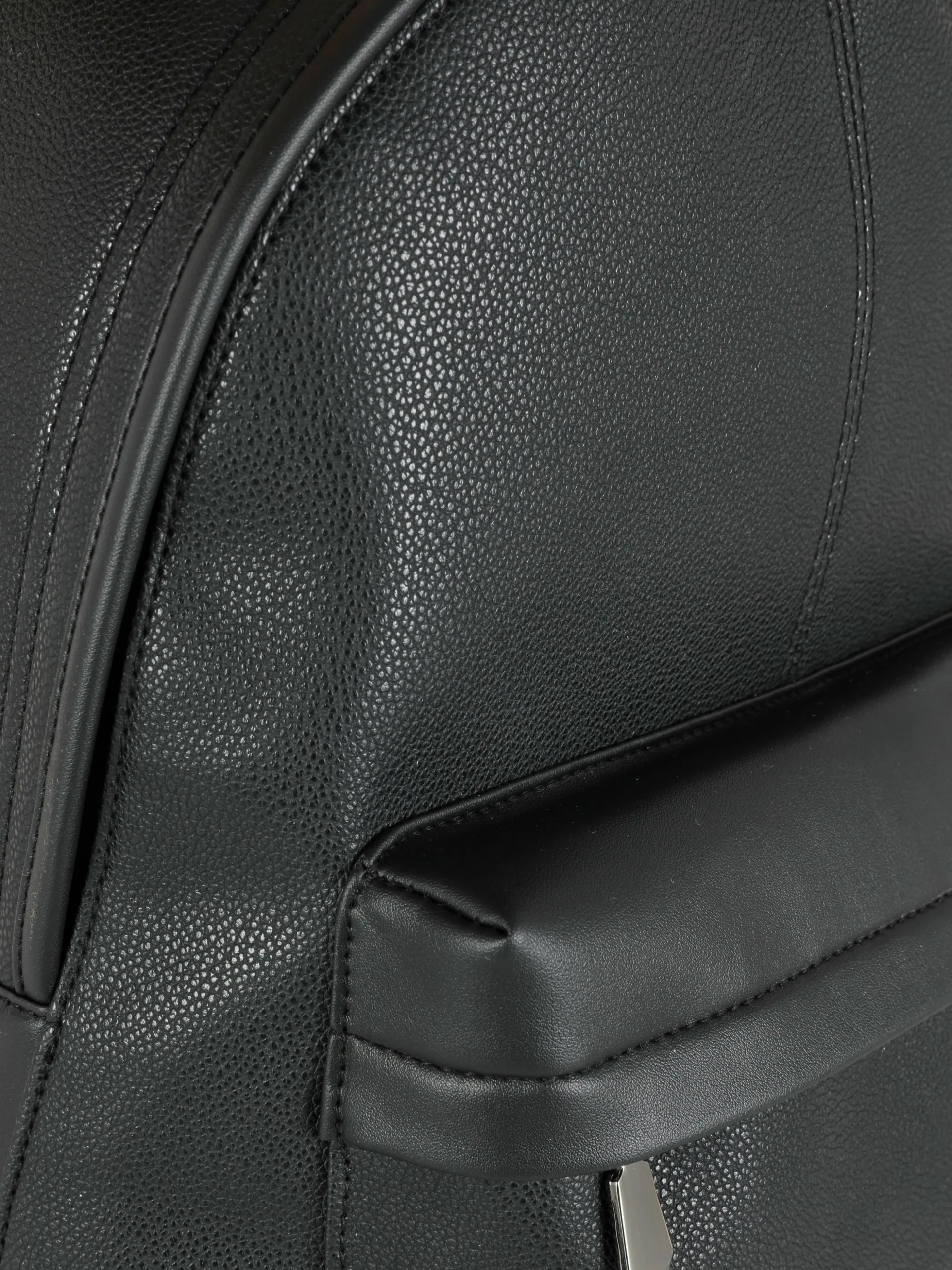 Faux Leather Backpack