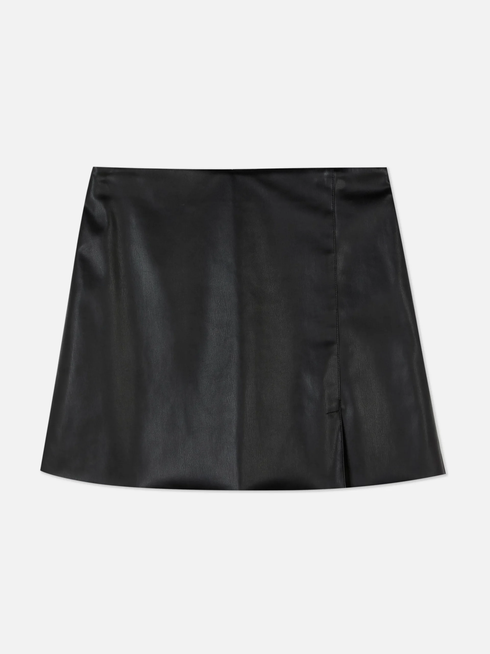 Faux Leather Mini Skirt