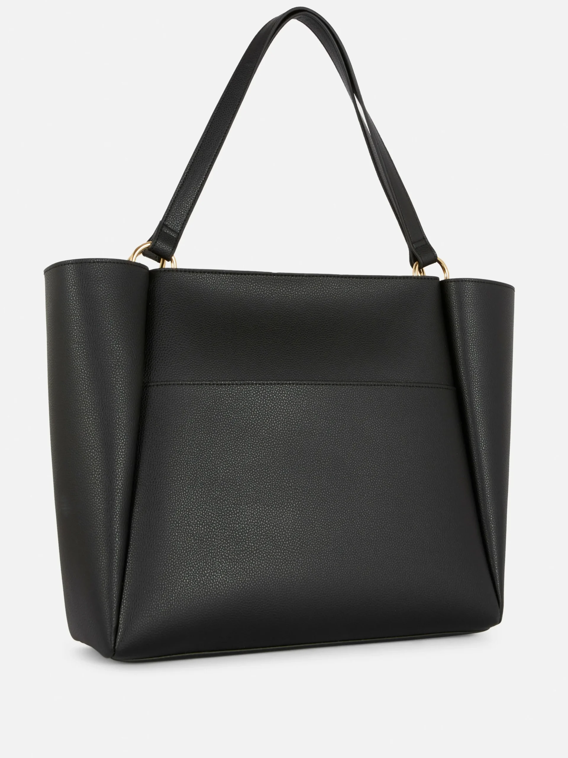 Faux Leather Shopper