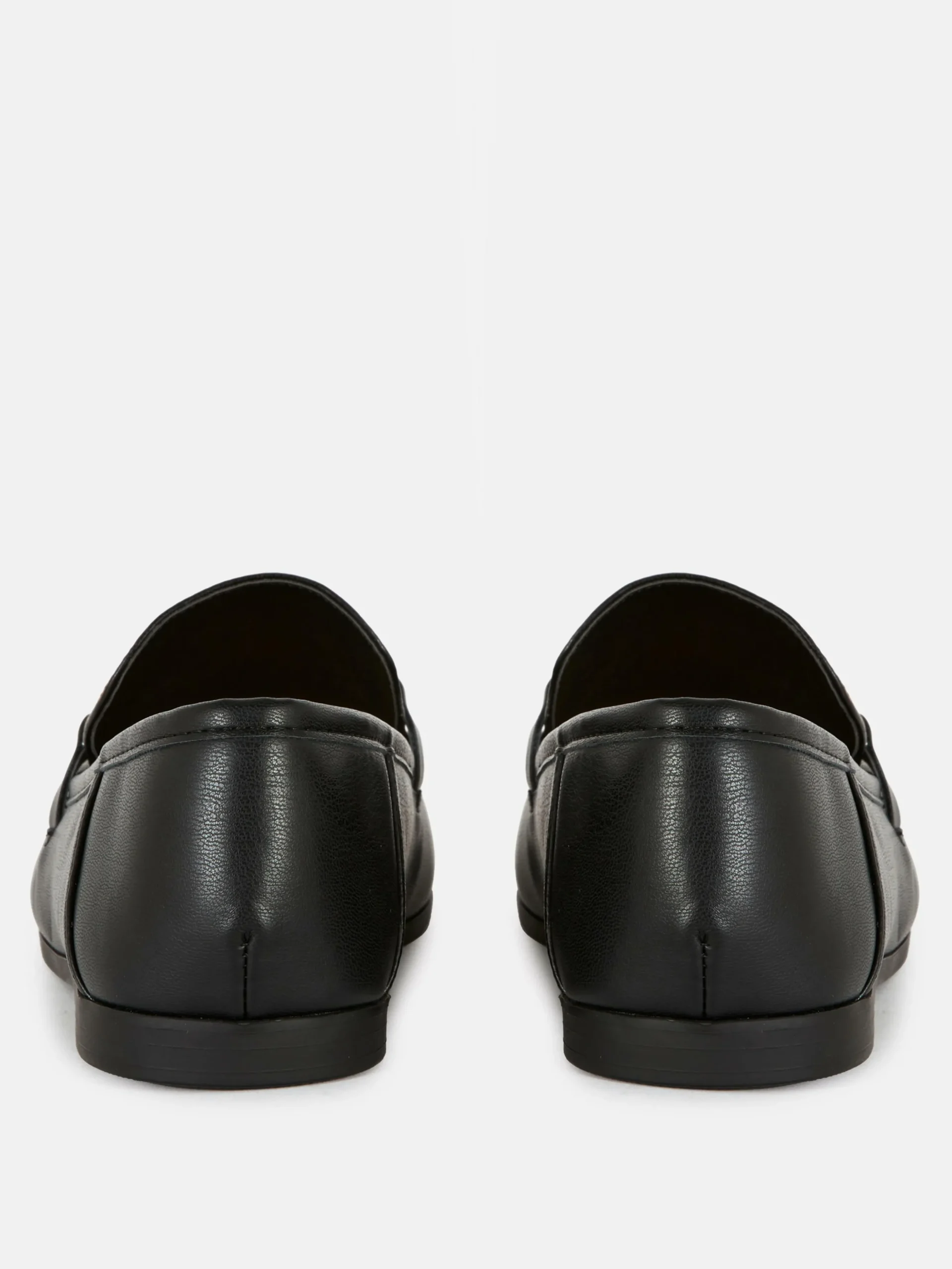 Faux Leather Snaffle Loafers