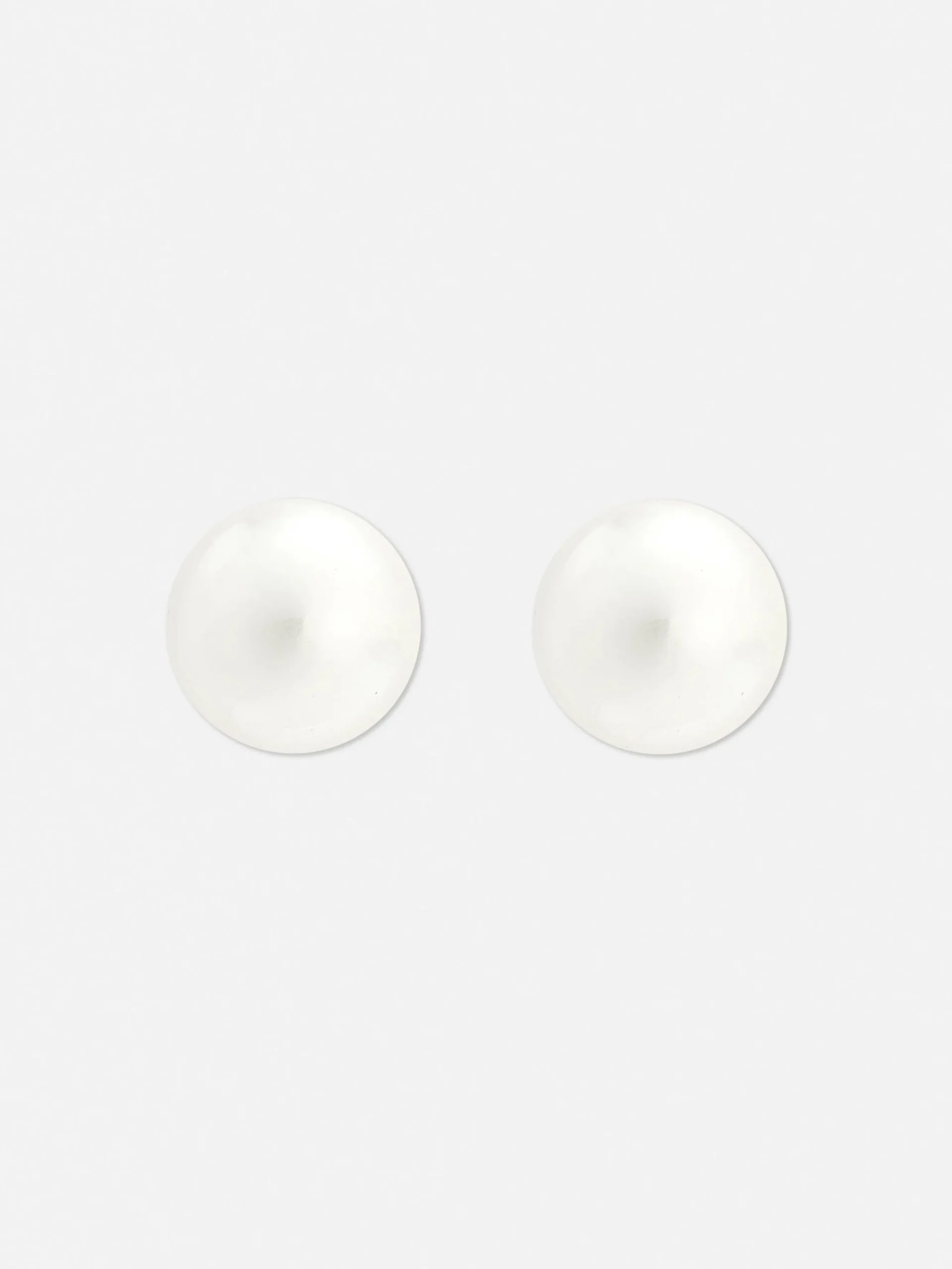 Faux Pearl Stud Earrings