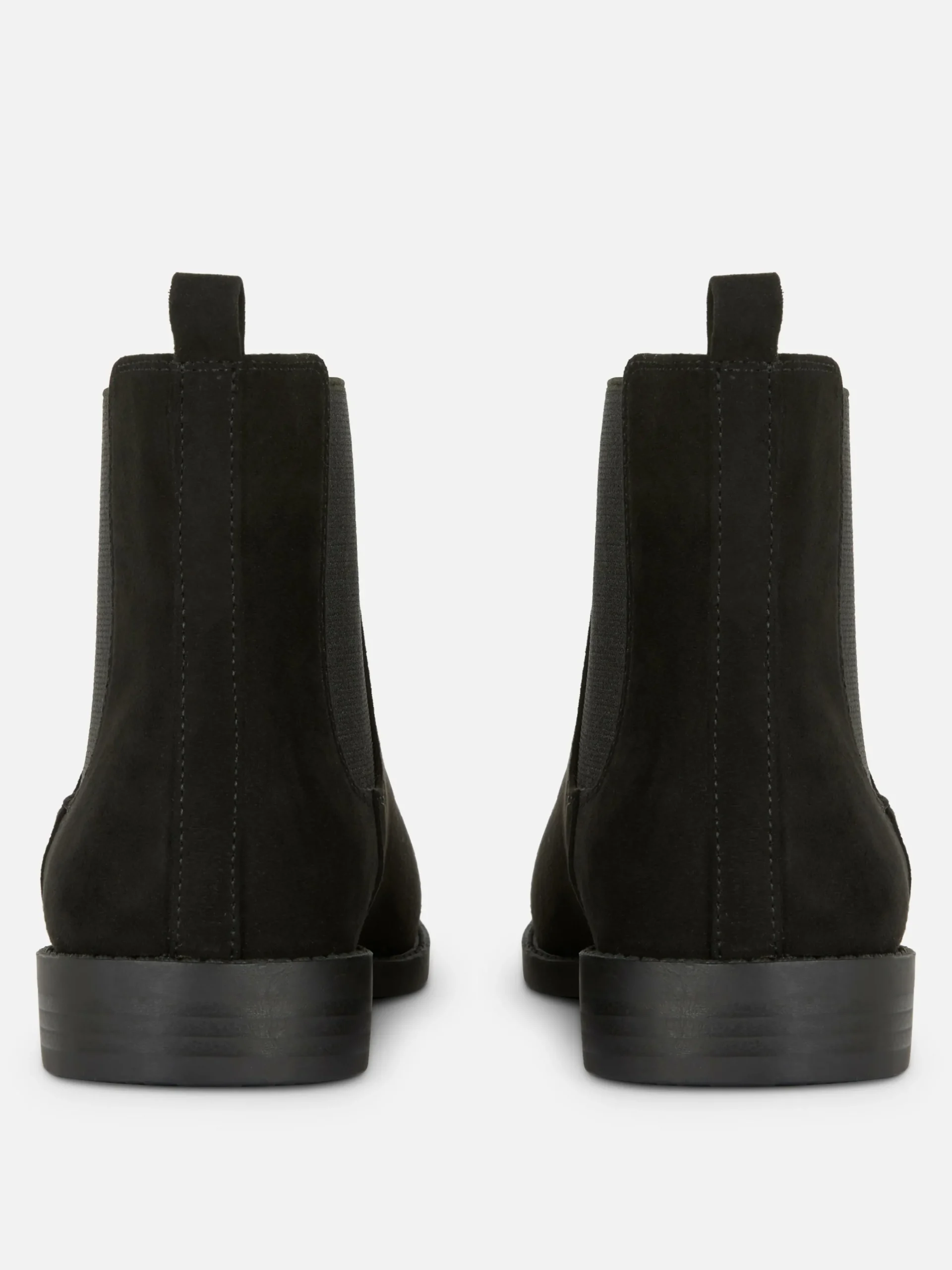 Faux Suede Chelsea Boots