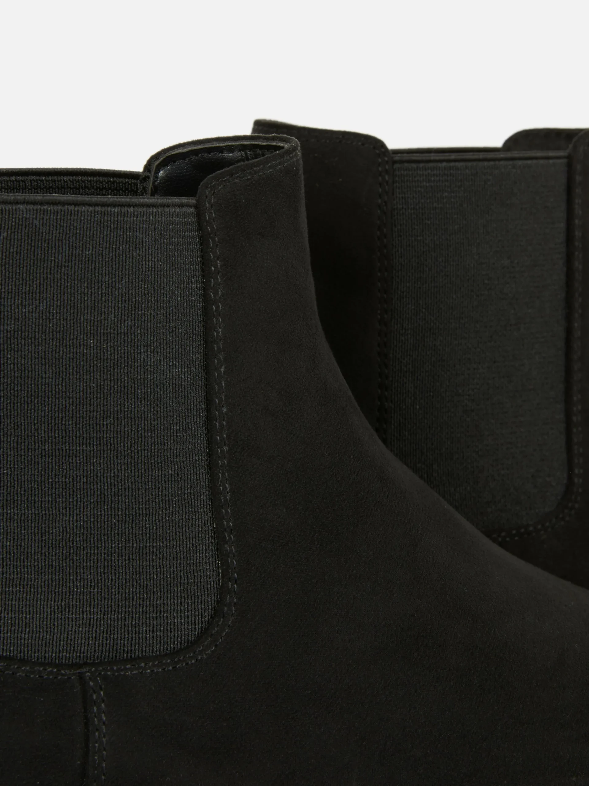 Faux Suede Chelsea Boots