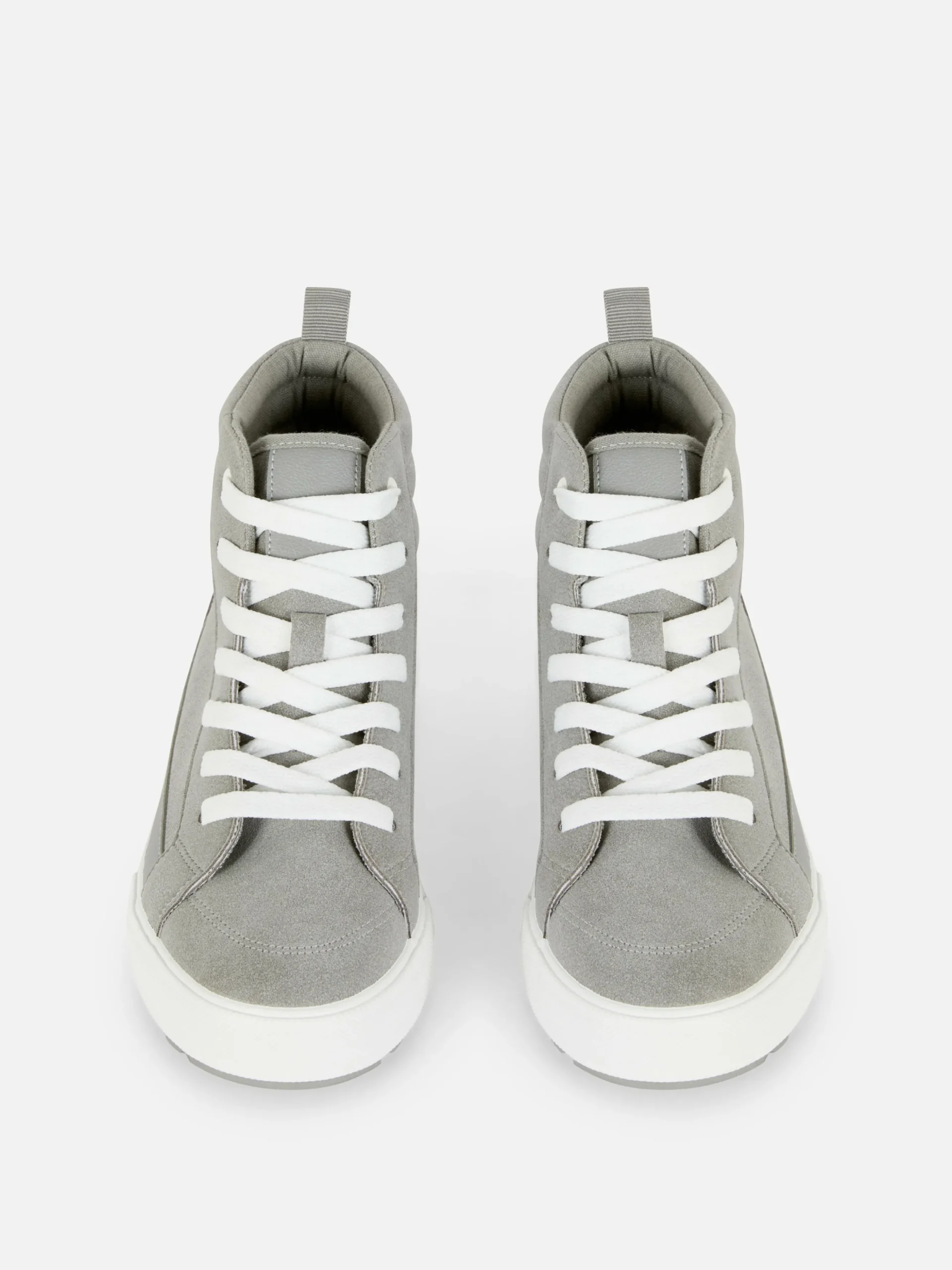 Faux Suede Chunky High Tops