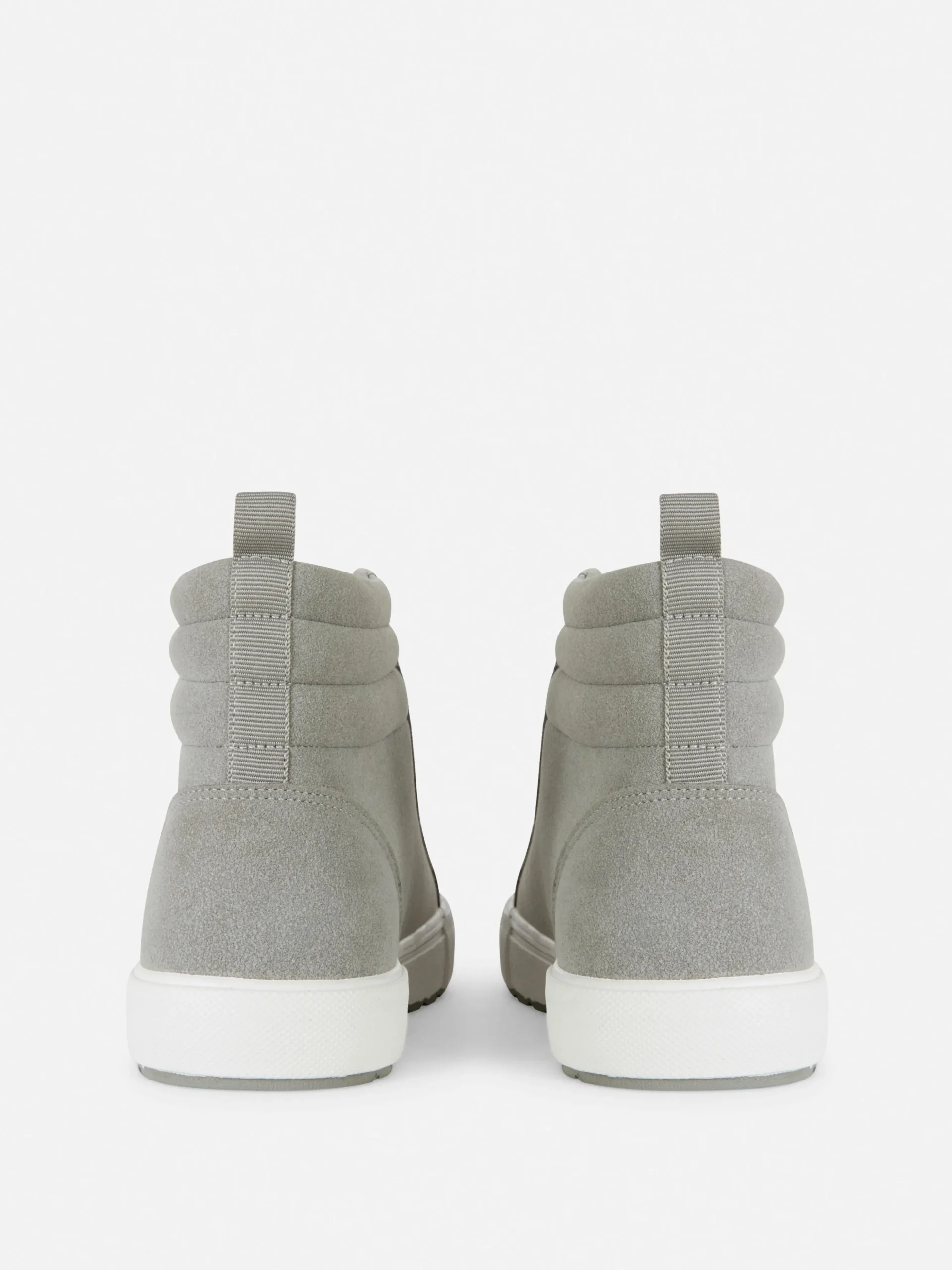 Faux Suede Chunky High Tops