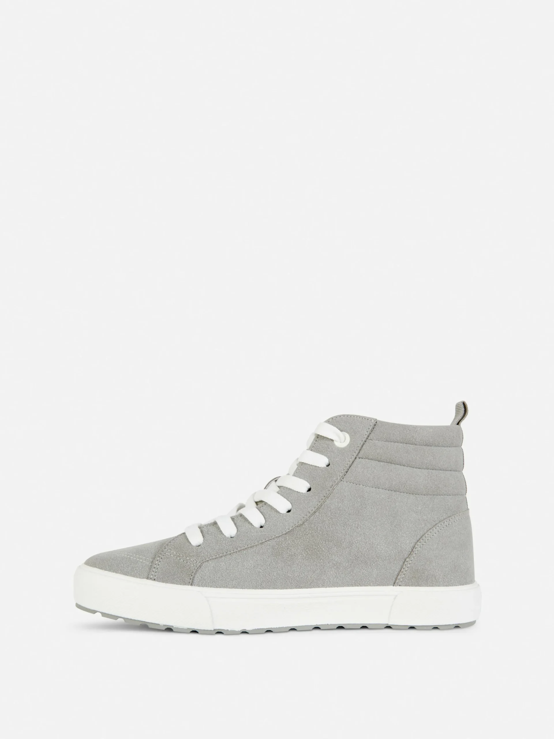 Faux Suede Chunky High Tops
