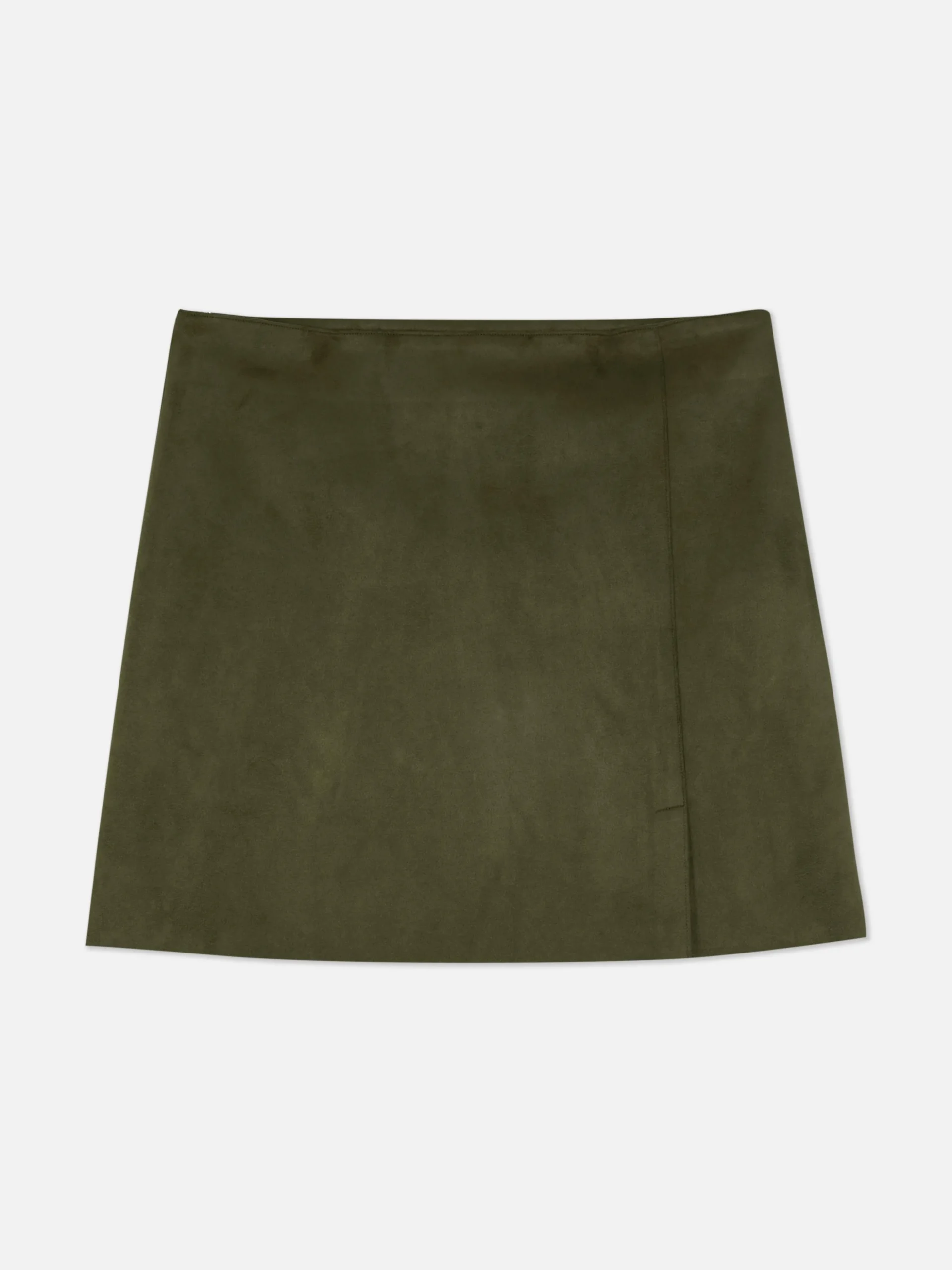 Faux Suede Mini Skirt
