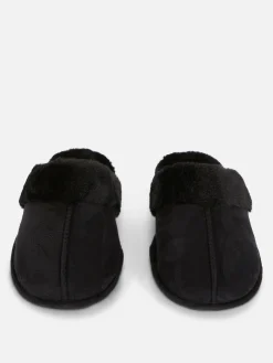 Faux Suede Slippers