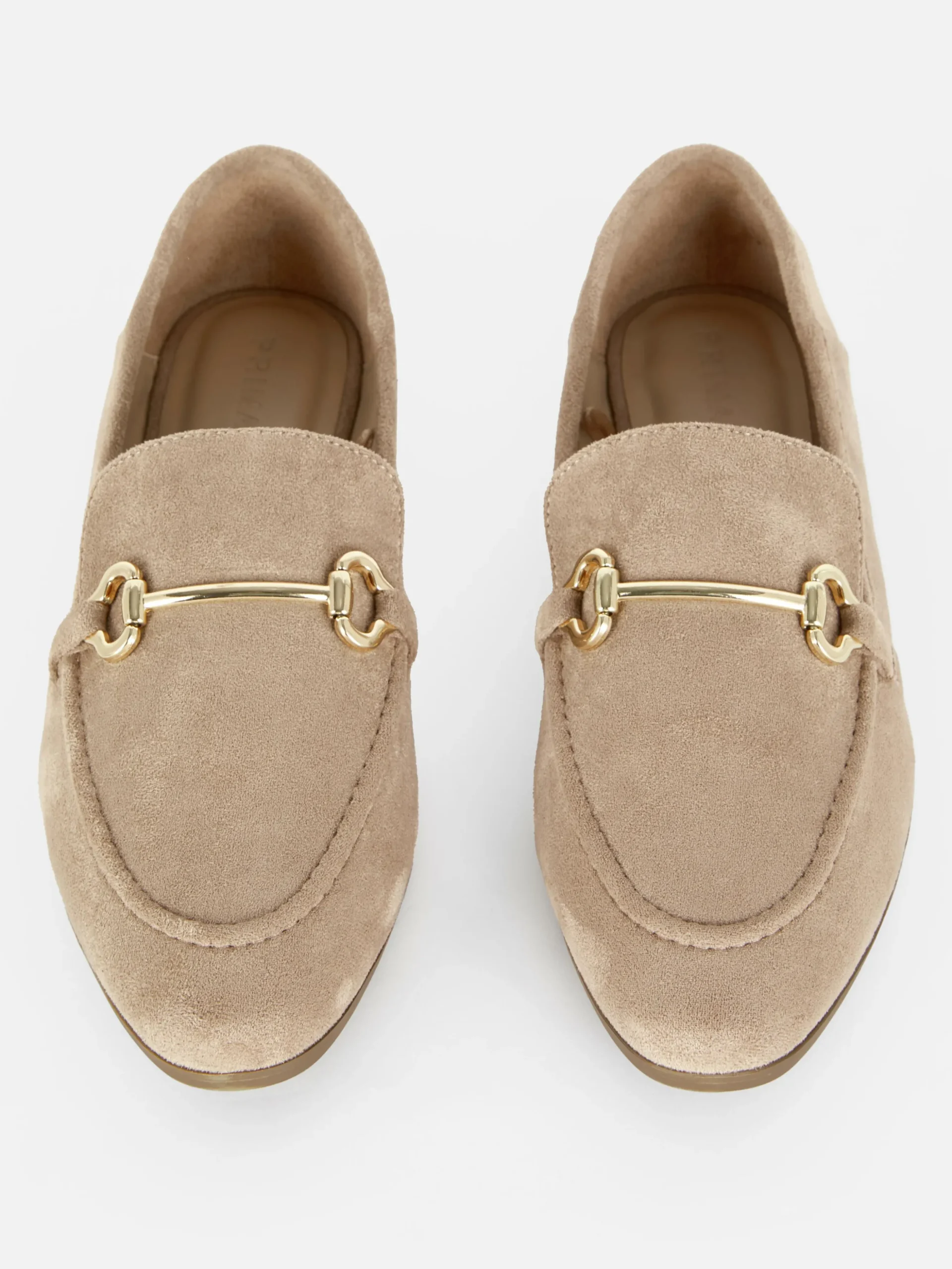 Faux Suede Snaffle Loafers