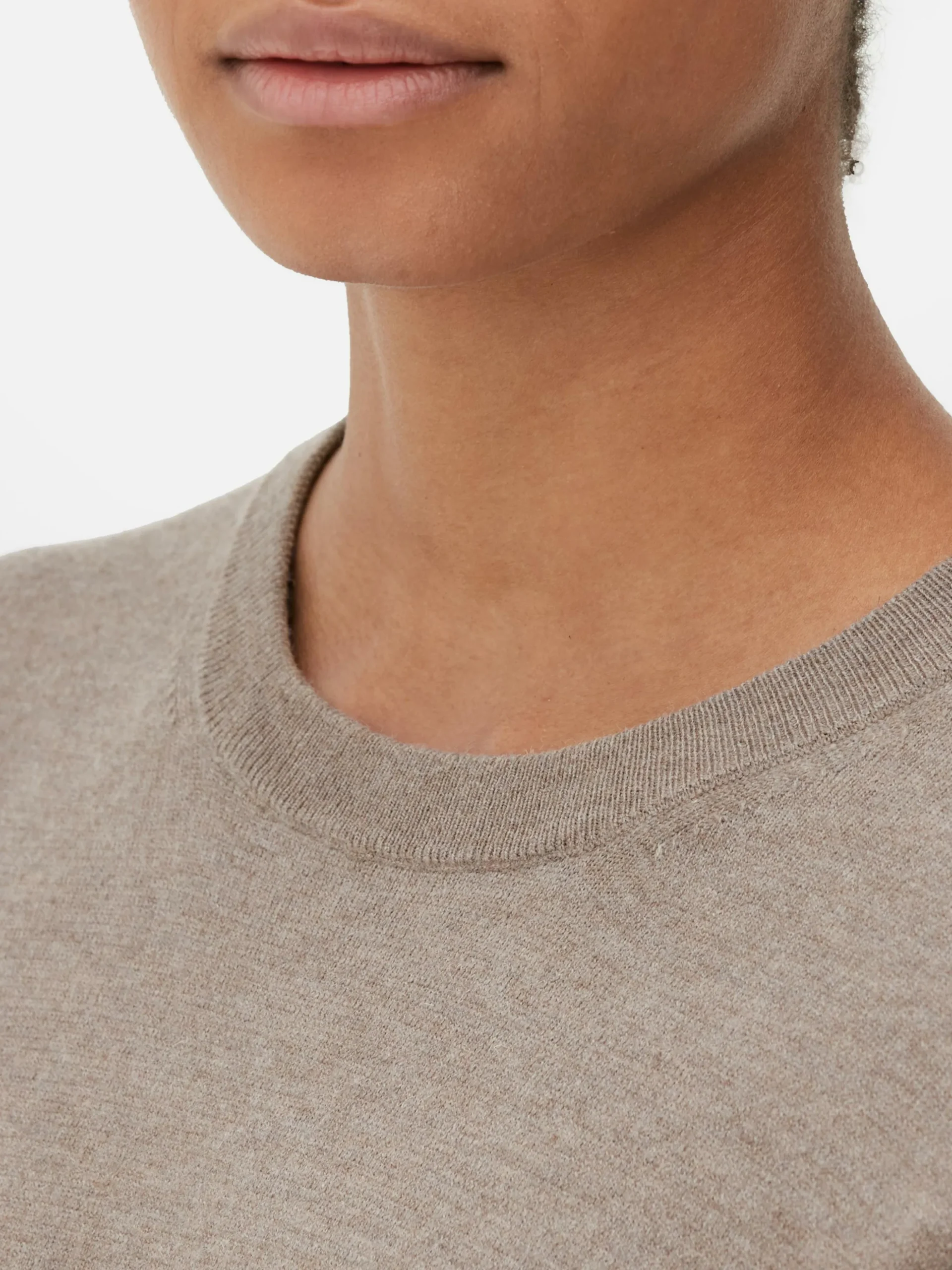 Fine Knit Crew Neck Sweater