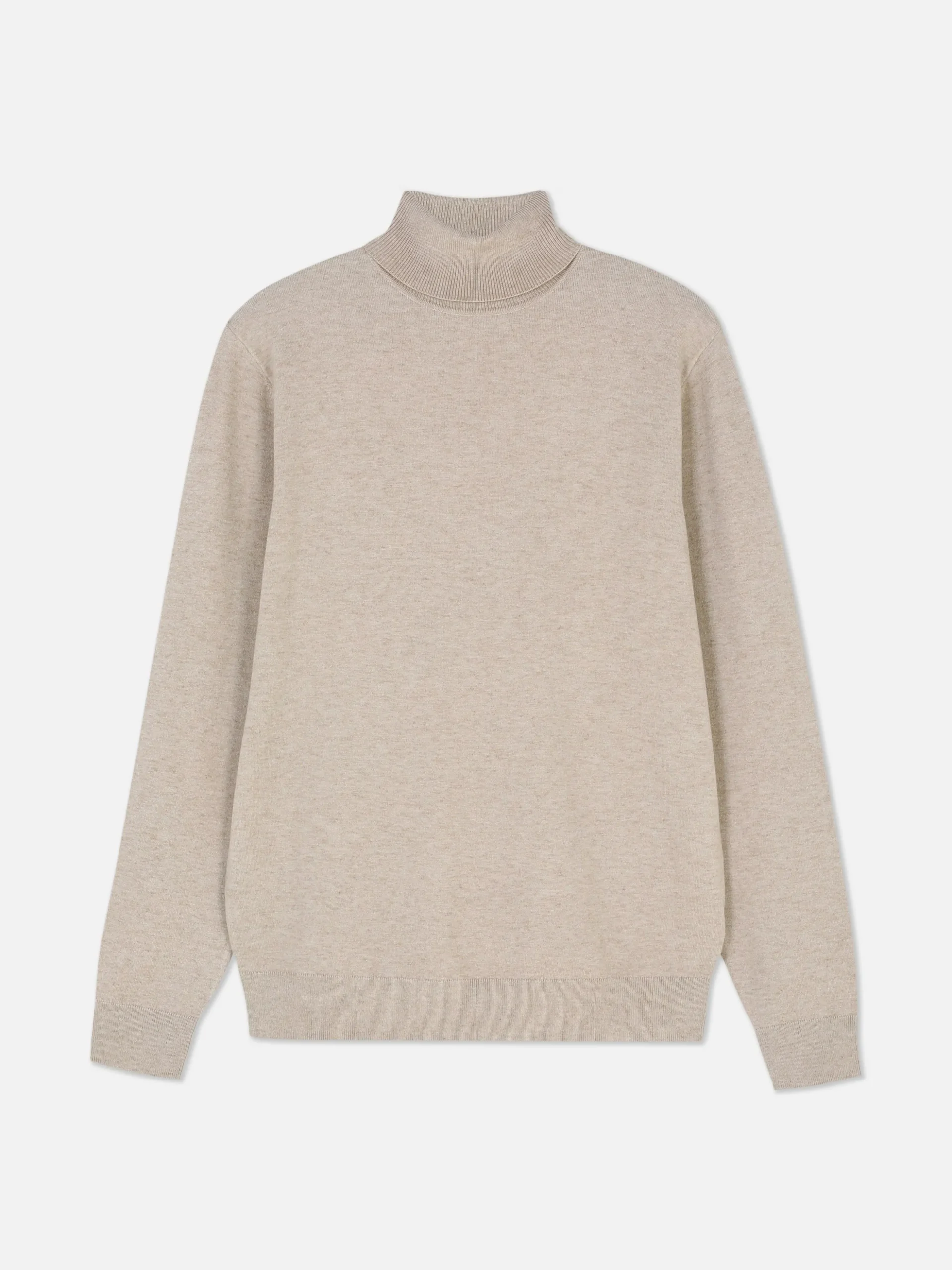 Fine Knit Roll Neck Sweater