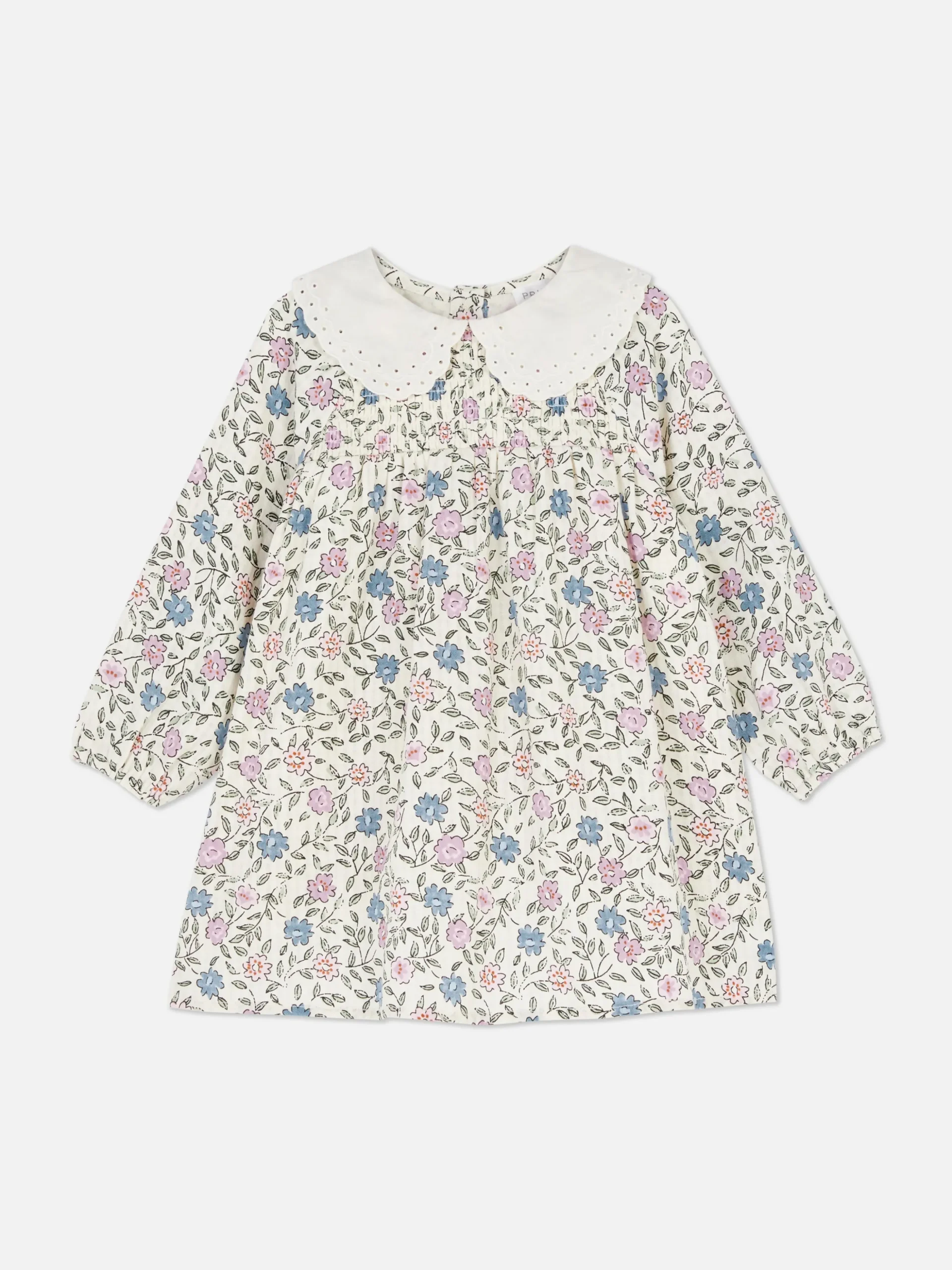 Floral Collared Dress