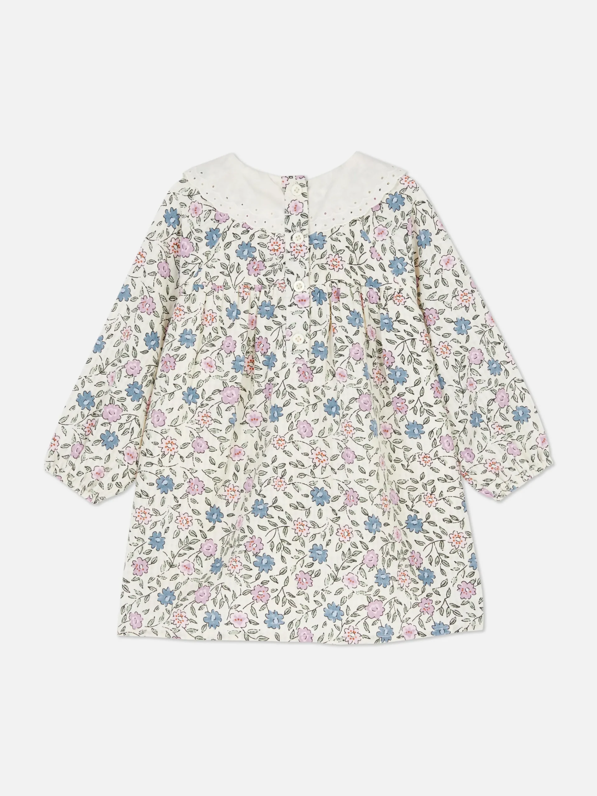Floral Collared Dress