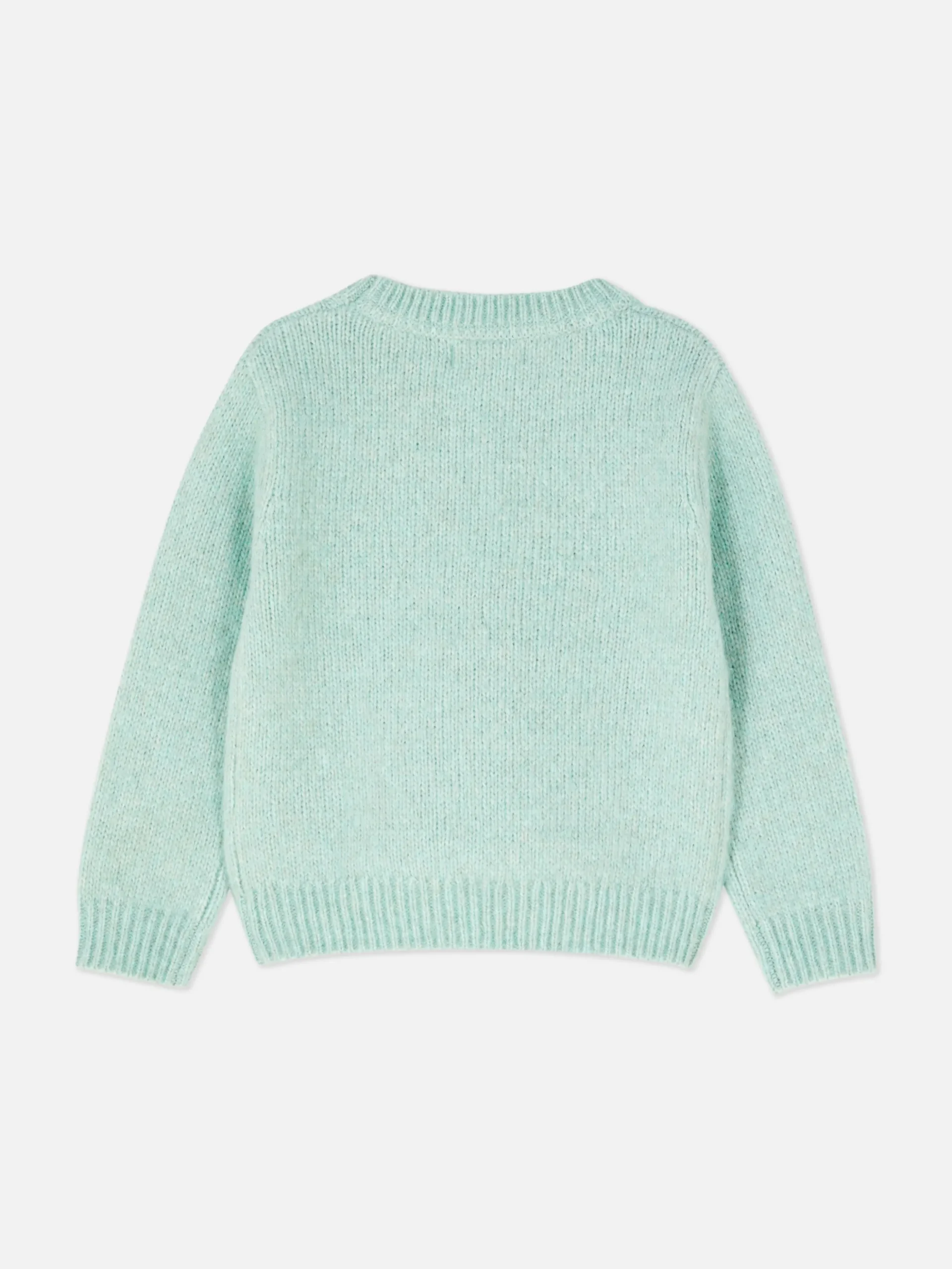 Floral Embroidered Knit Sweater
