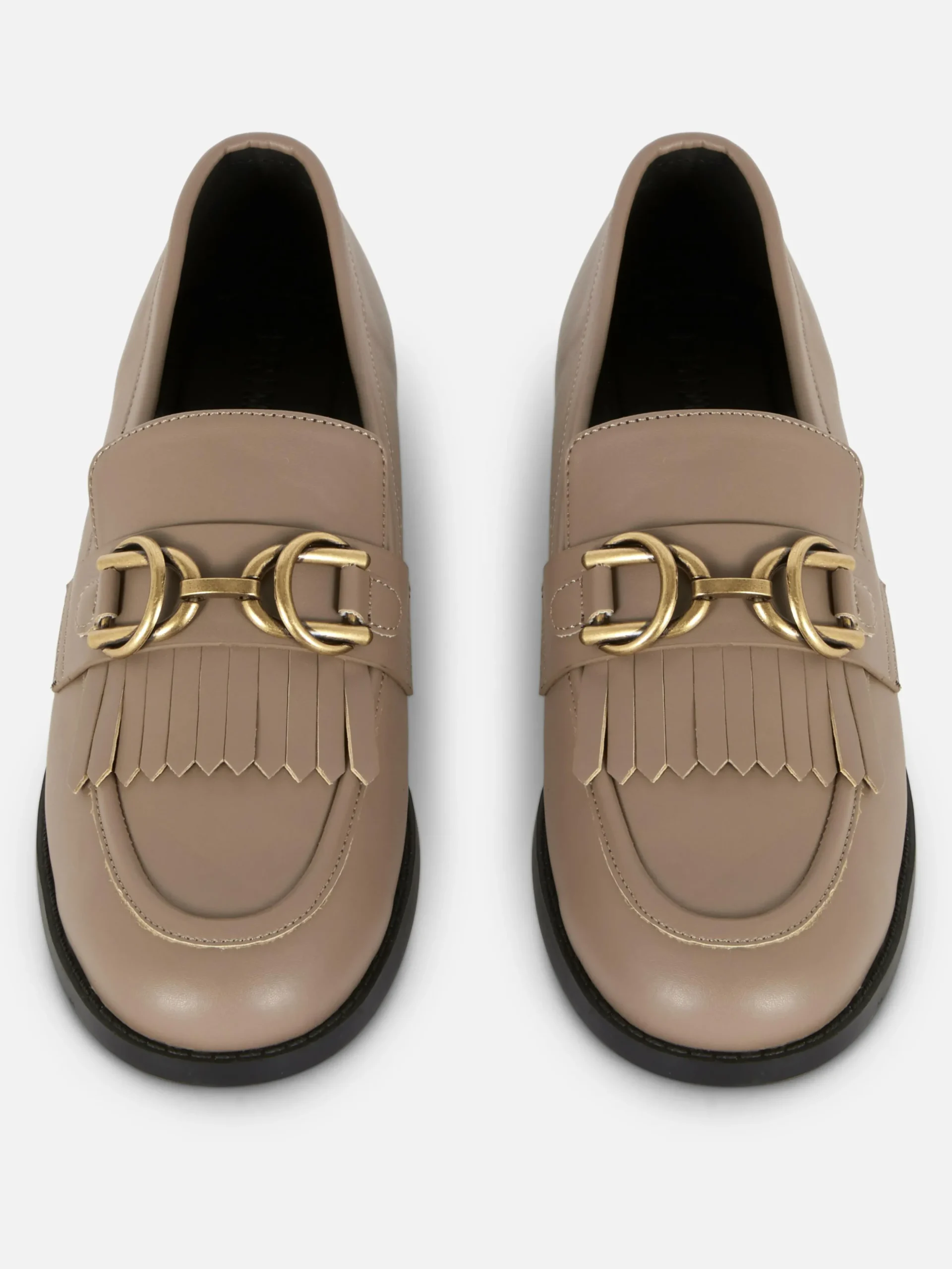 Fringed Buckle Loafers