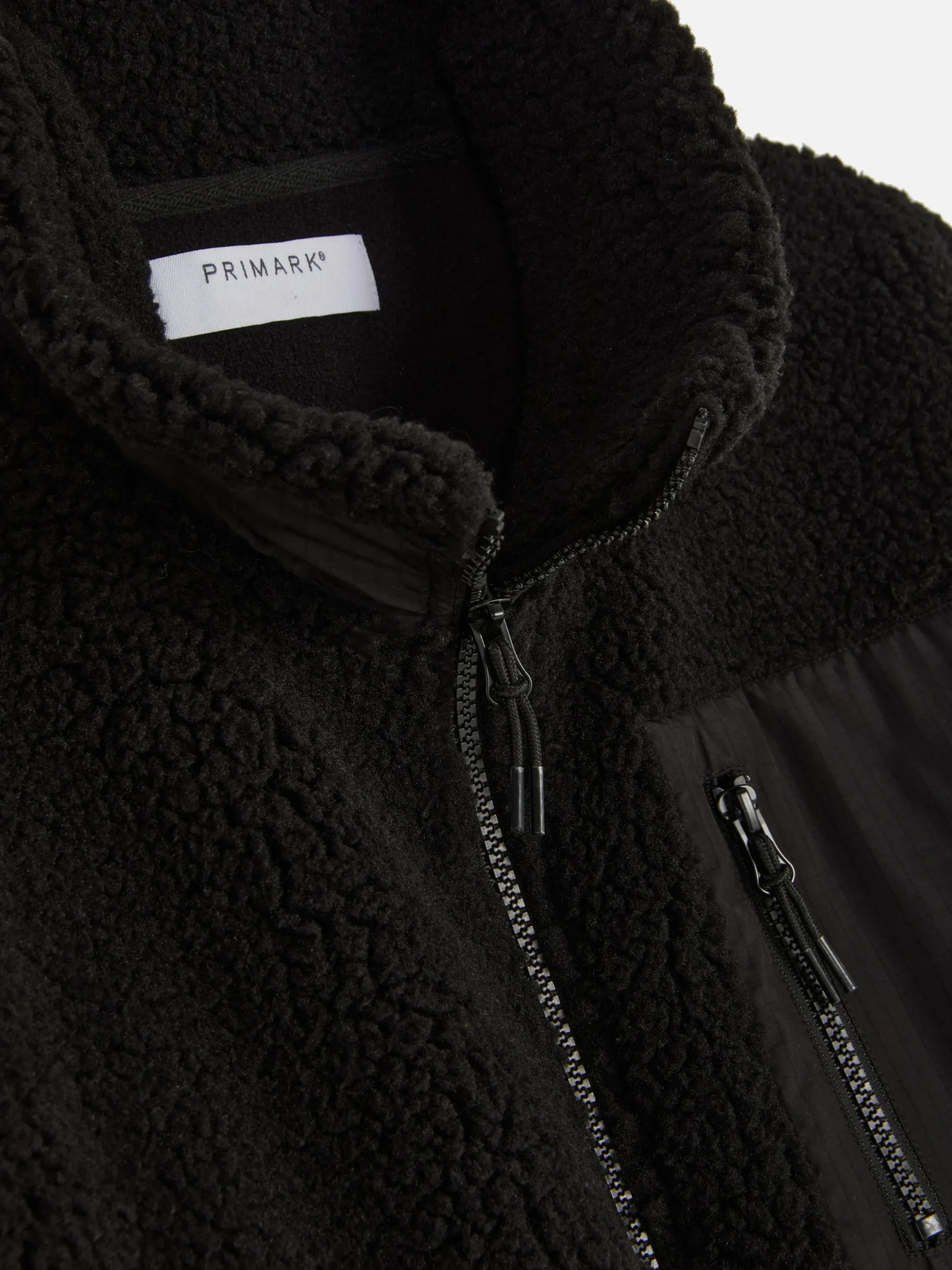 Funnel Neck Borg Jacket