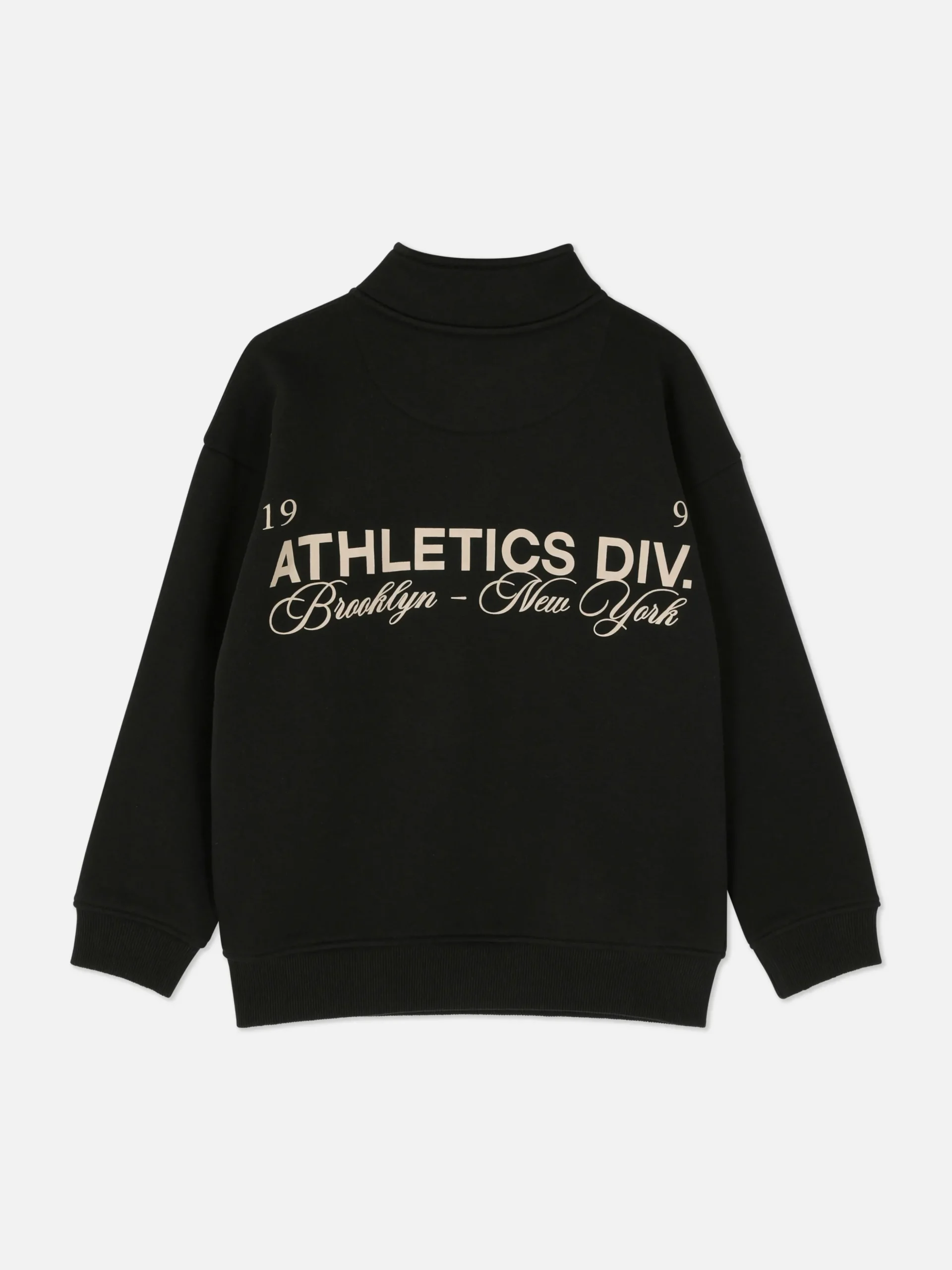Graphic Funnel Neck Sweatshirt