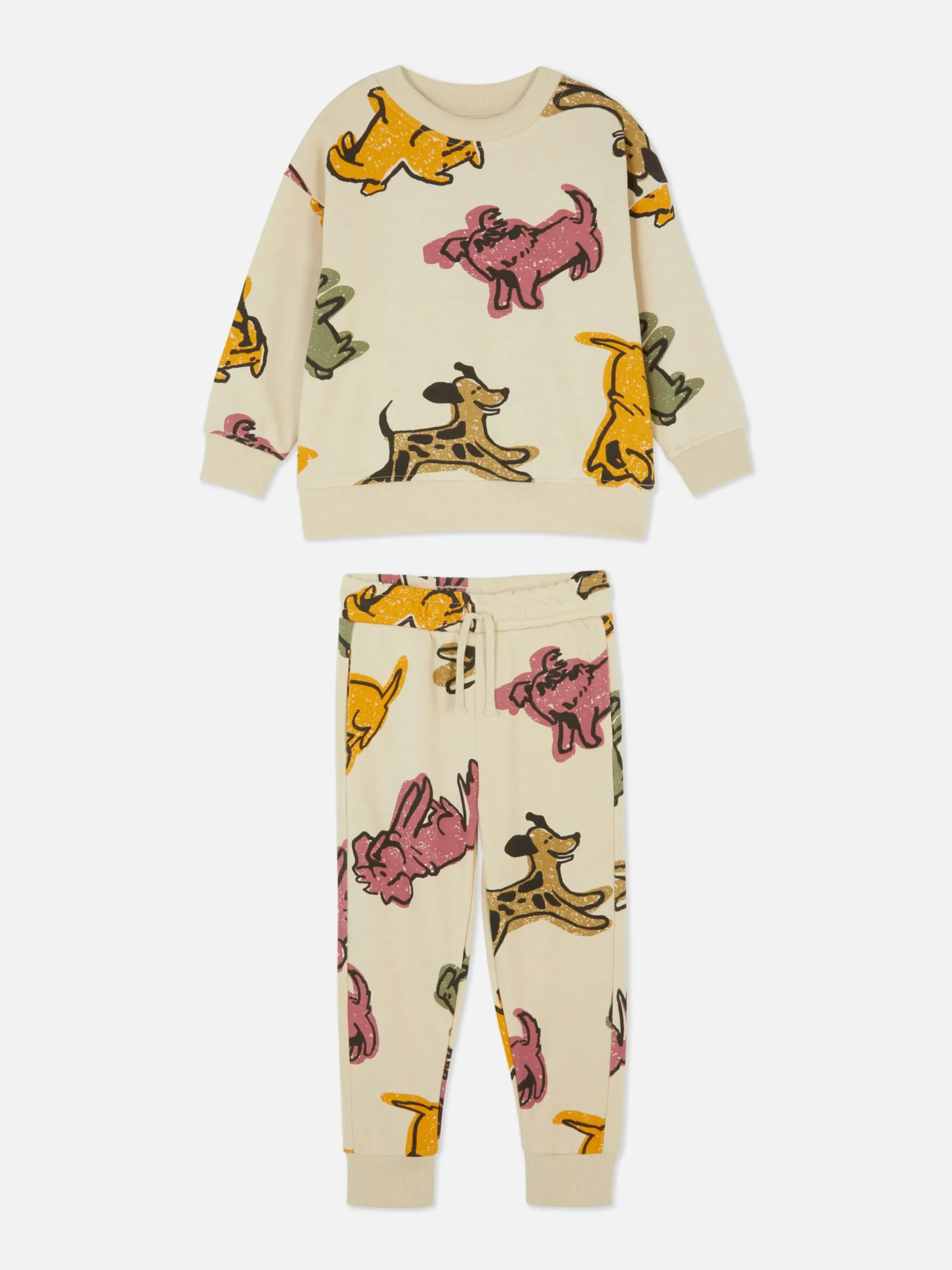 Graphic Sweatshirt And Joggers Set