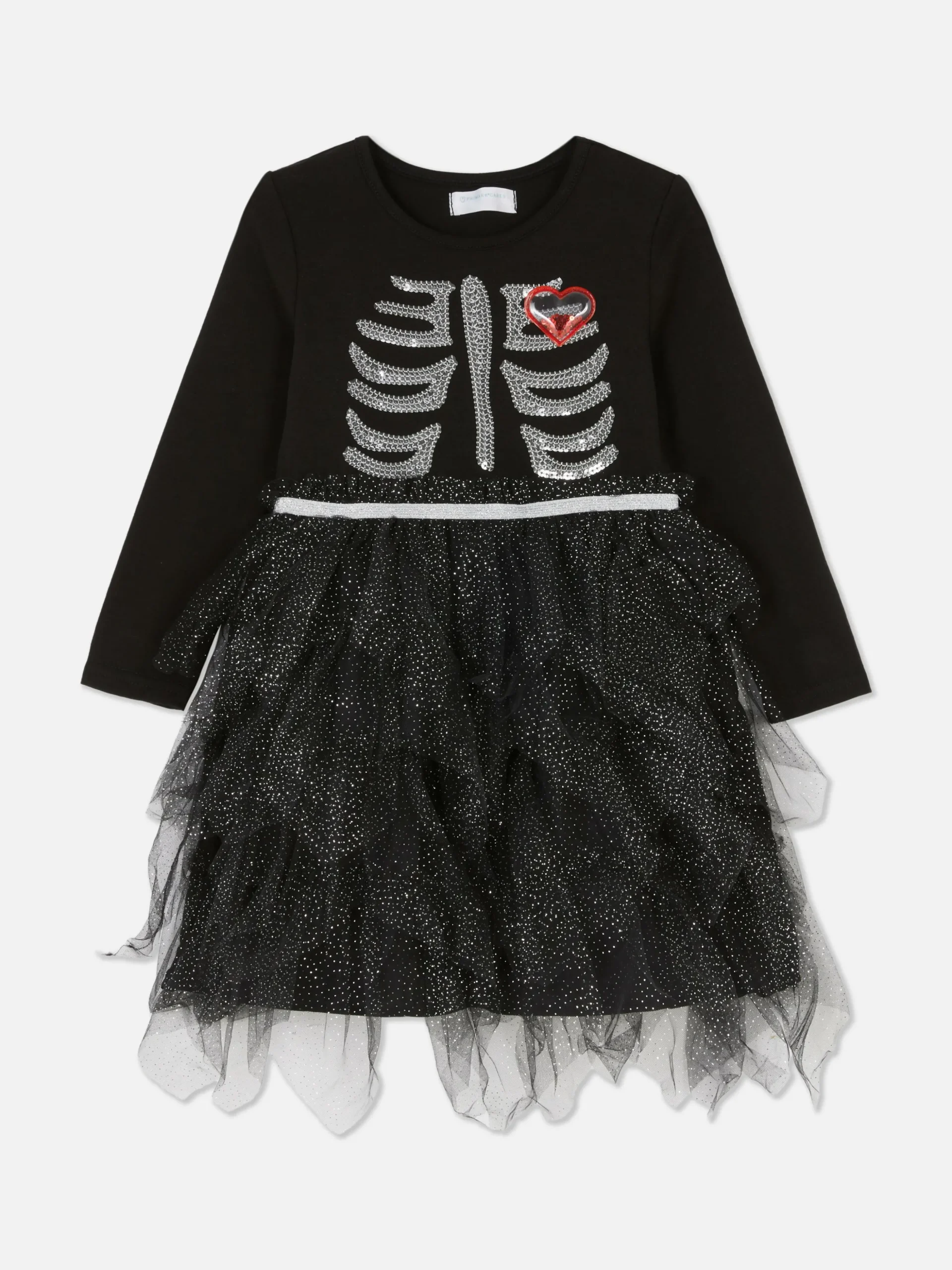 Halloween Skeleton Tutu Dress