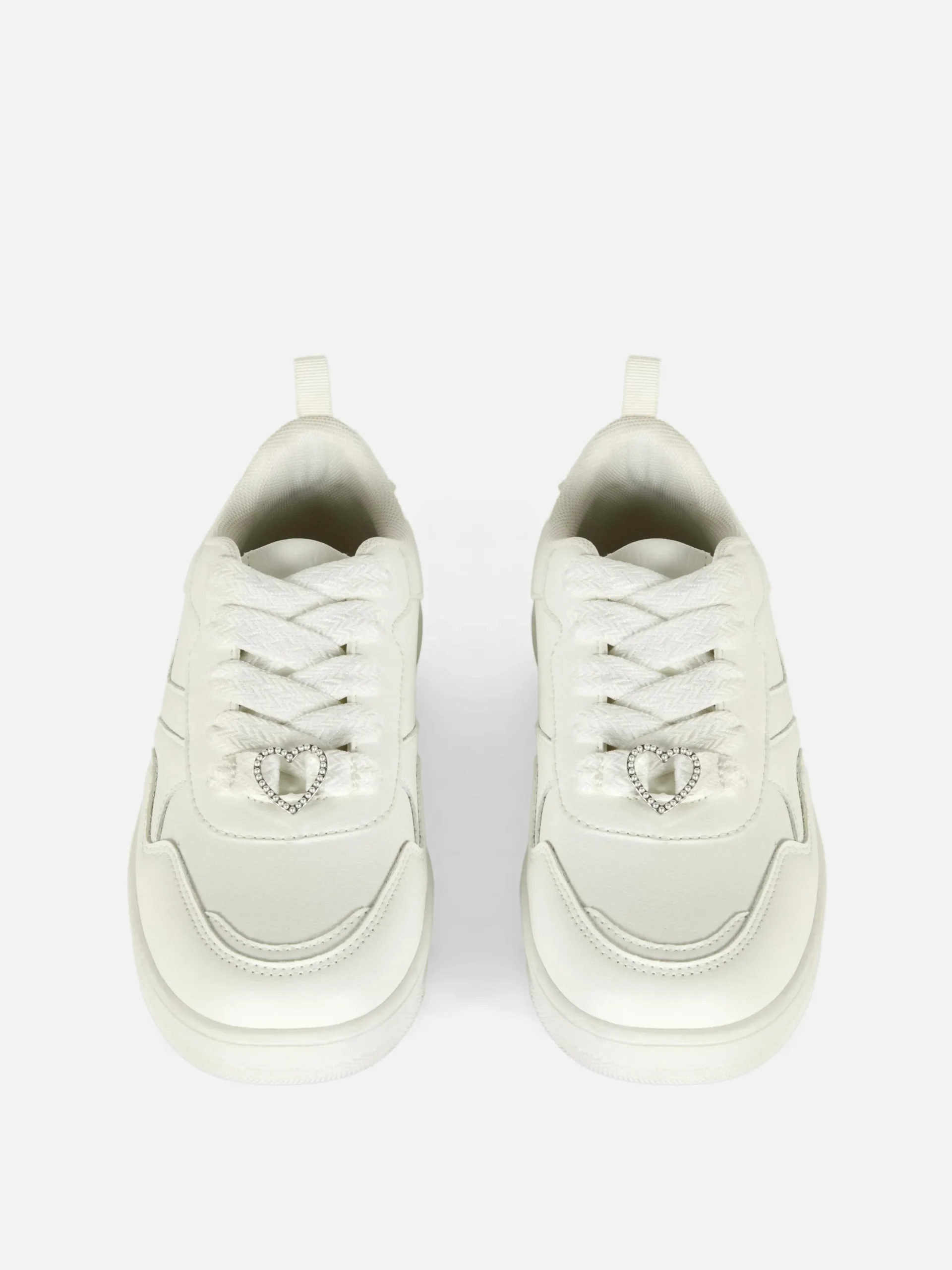 Heart Charm Chunky Low Tops
