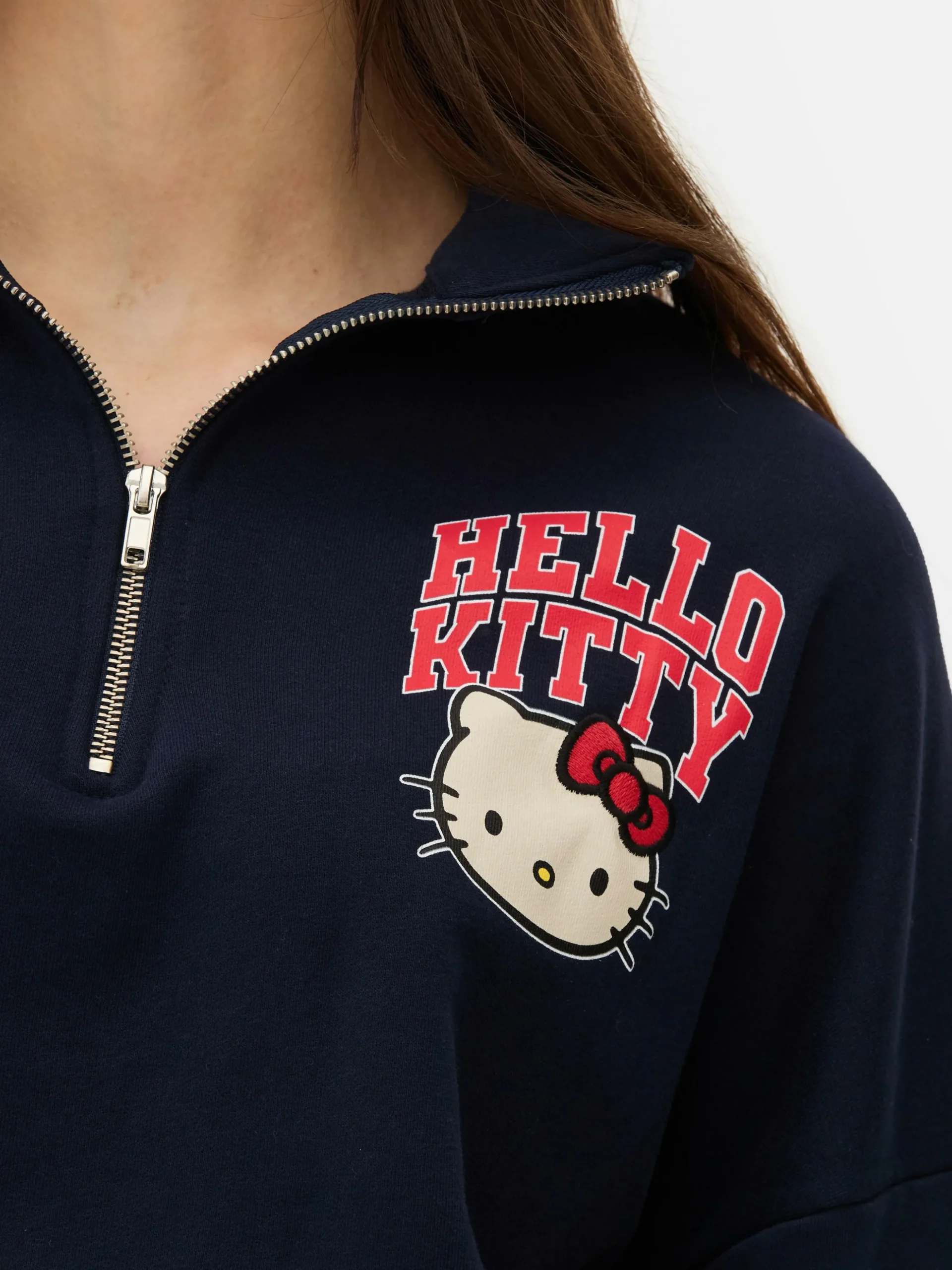 Hello Kitty Half-Zip Sweatshirt