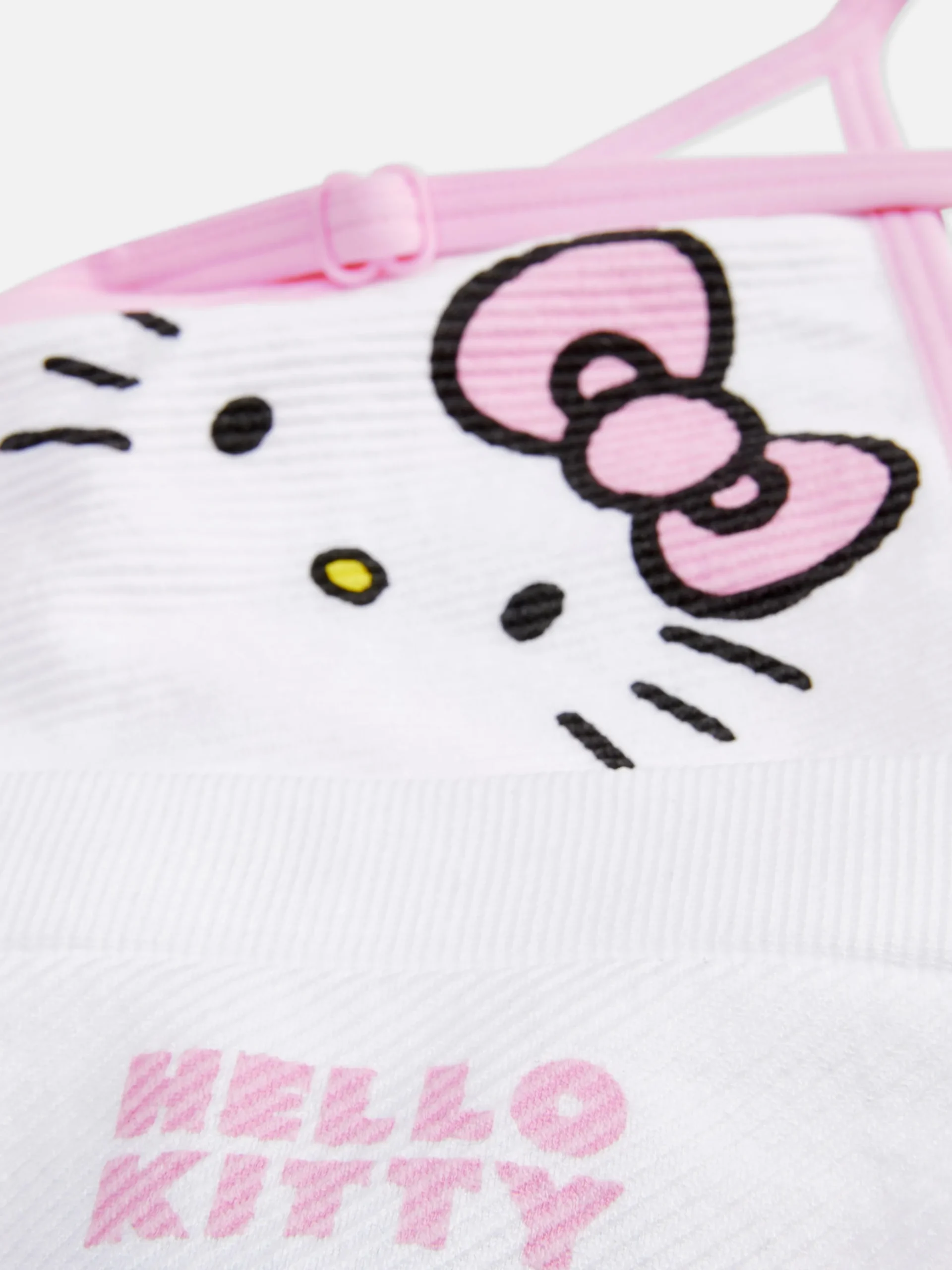 Hello Kitty Seamless Triangle Bralette And Thong