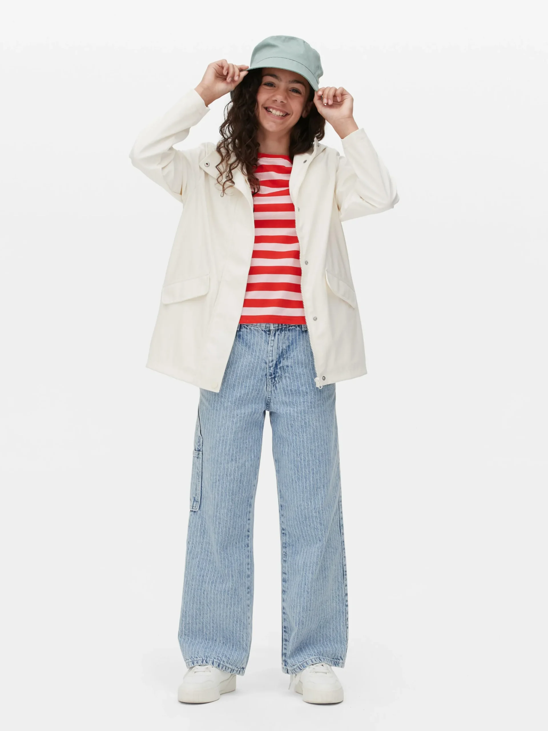 Hidden Closure Raincoat