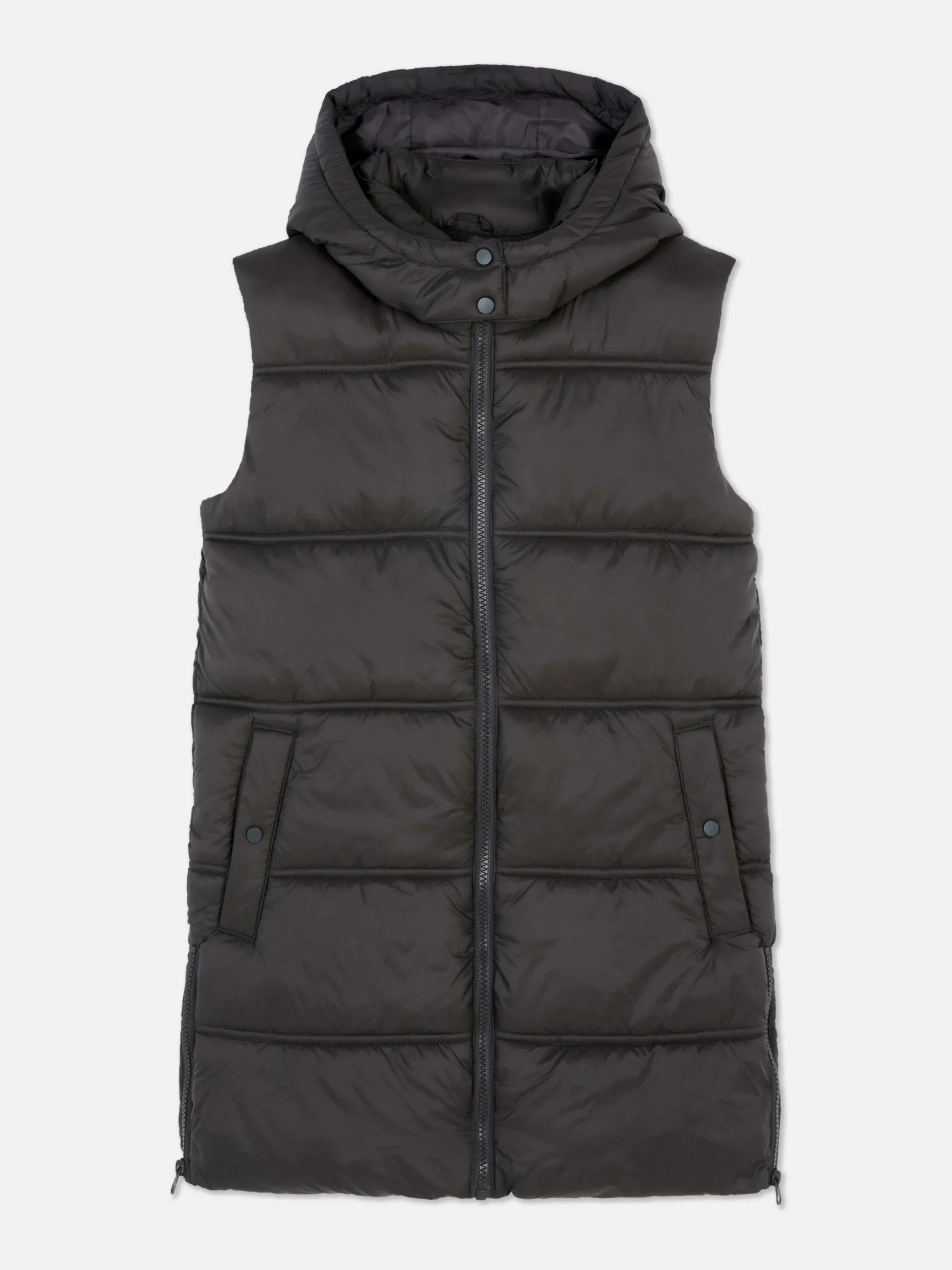 Hooded Long Vest