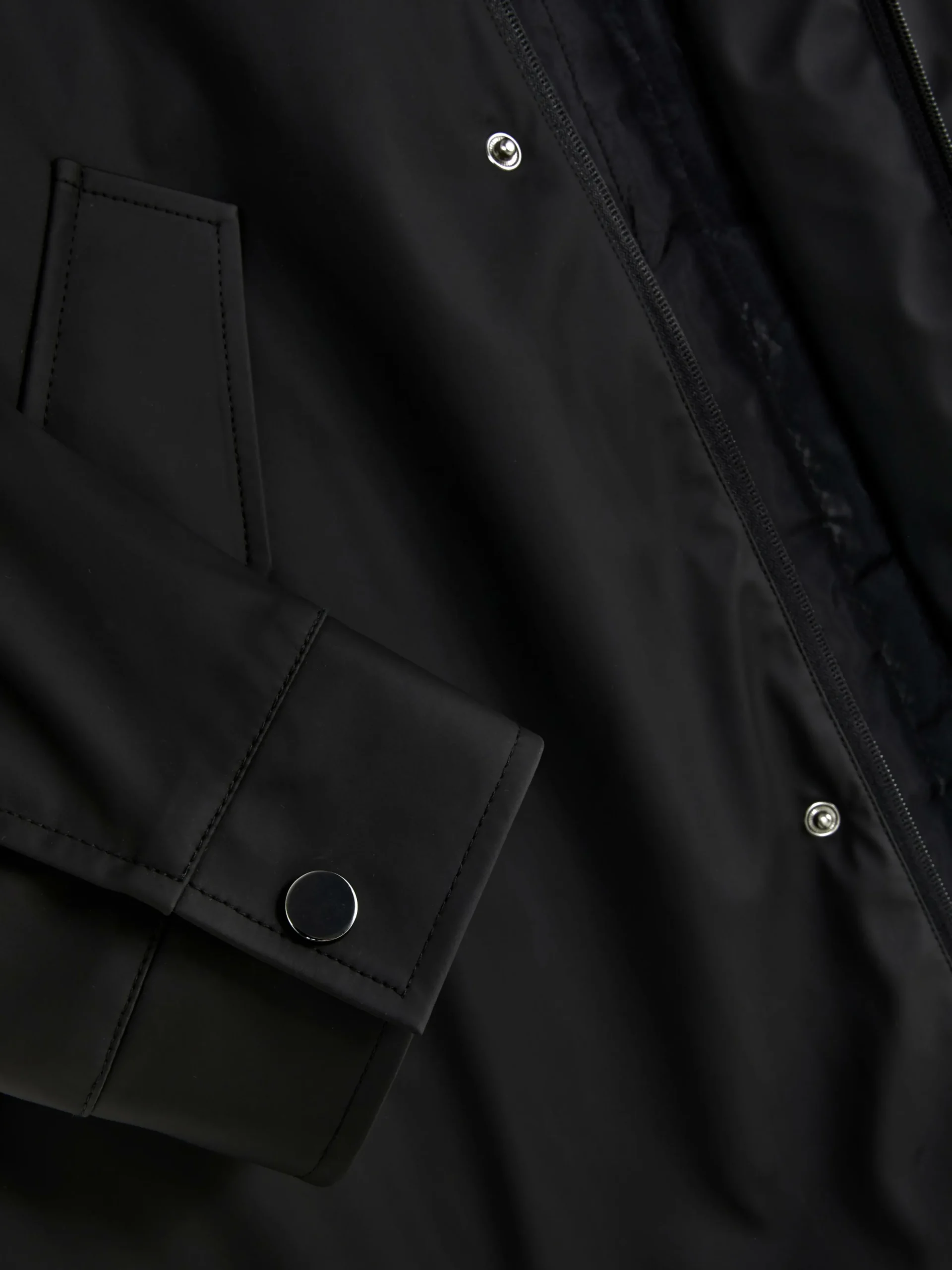 Hooded Rubberized Parka