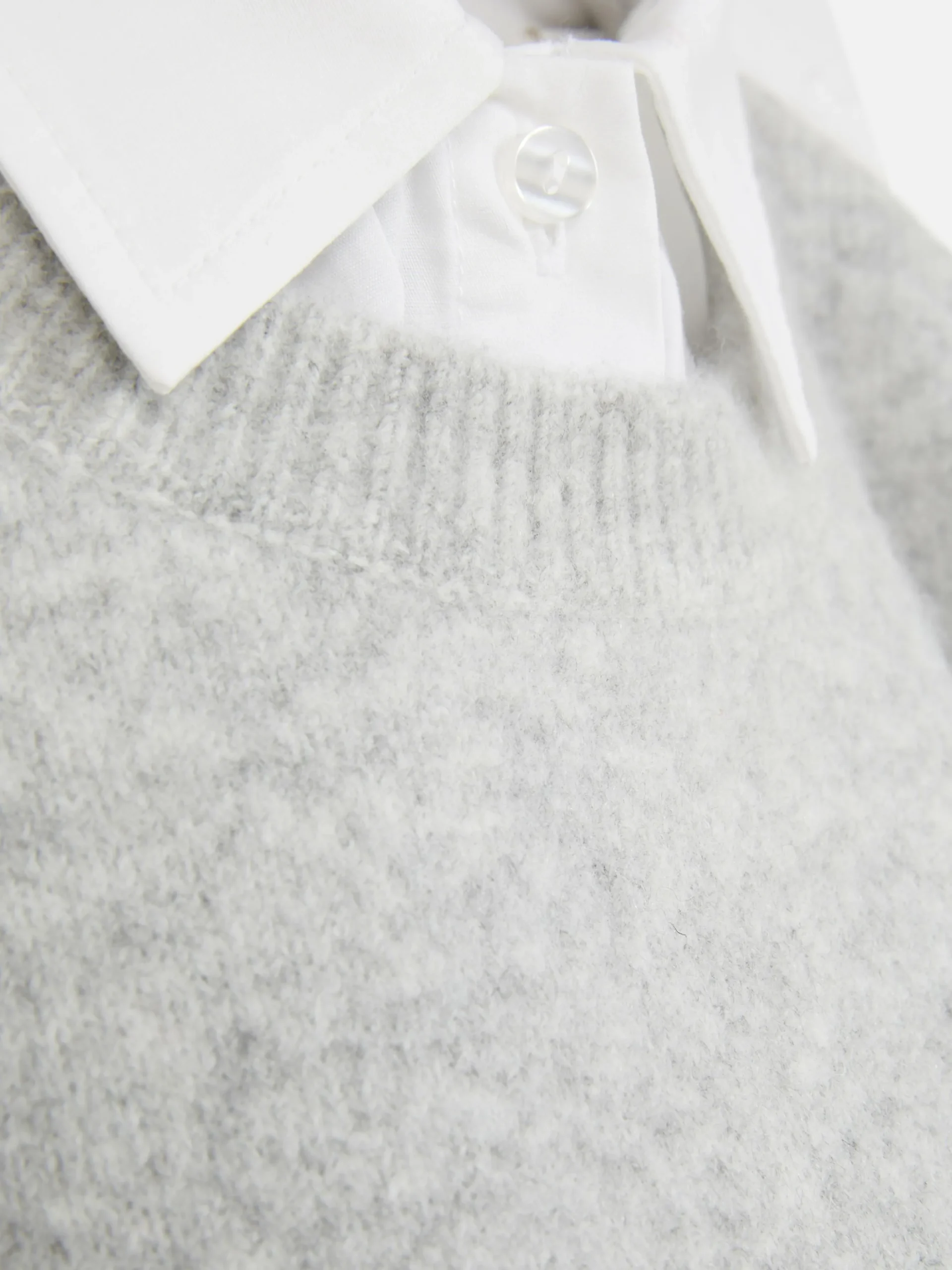 2-in-1 Layered Shirt Vest
