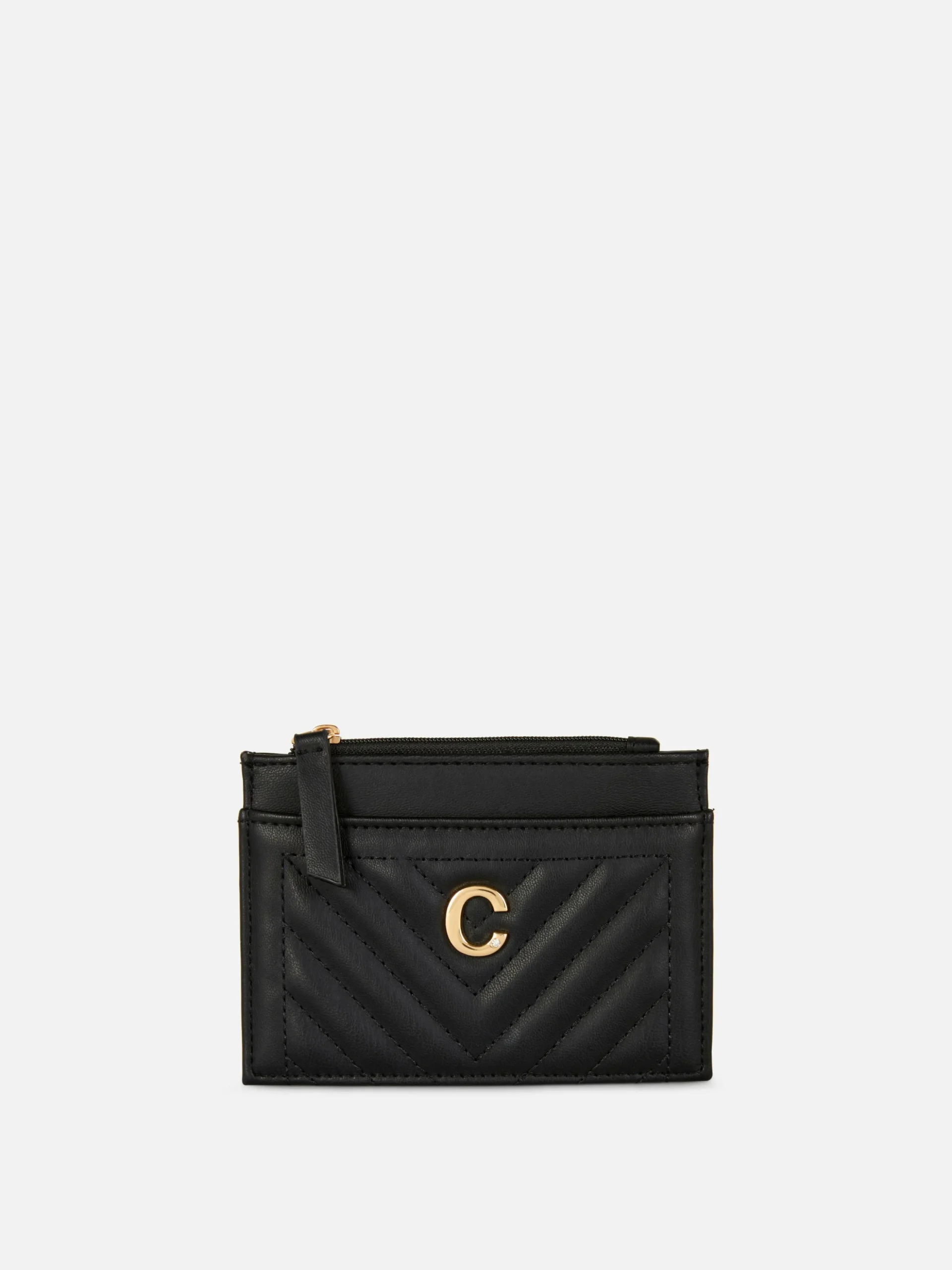Initial Quilted Cardholder