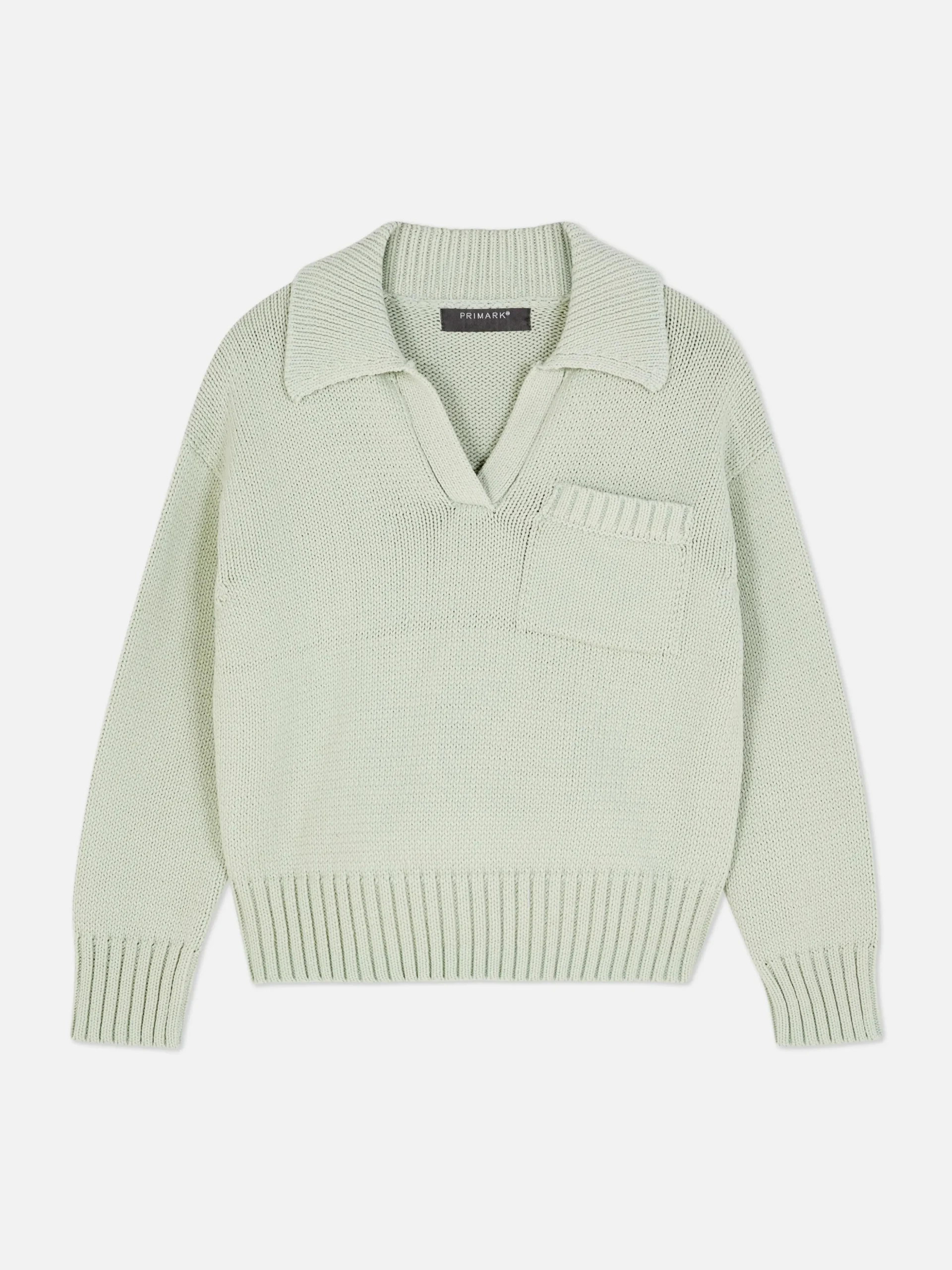 Knit Polo Sweater