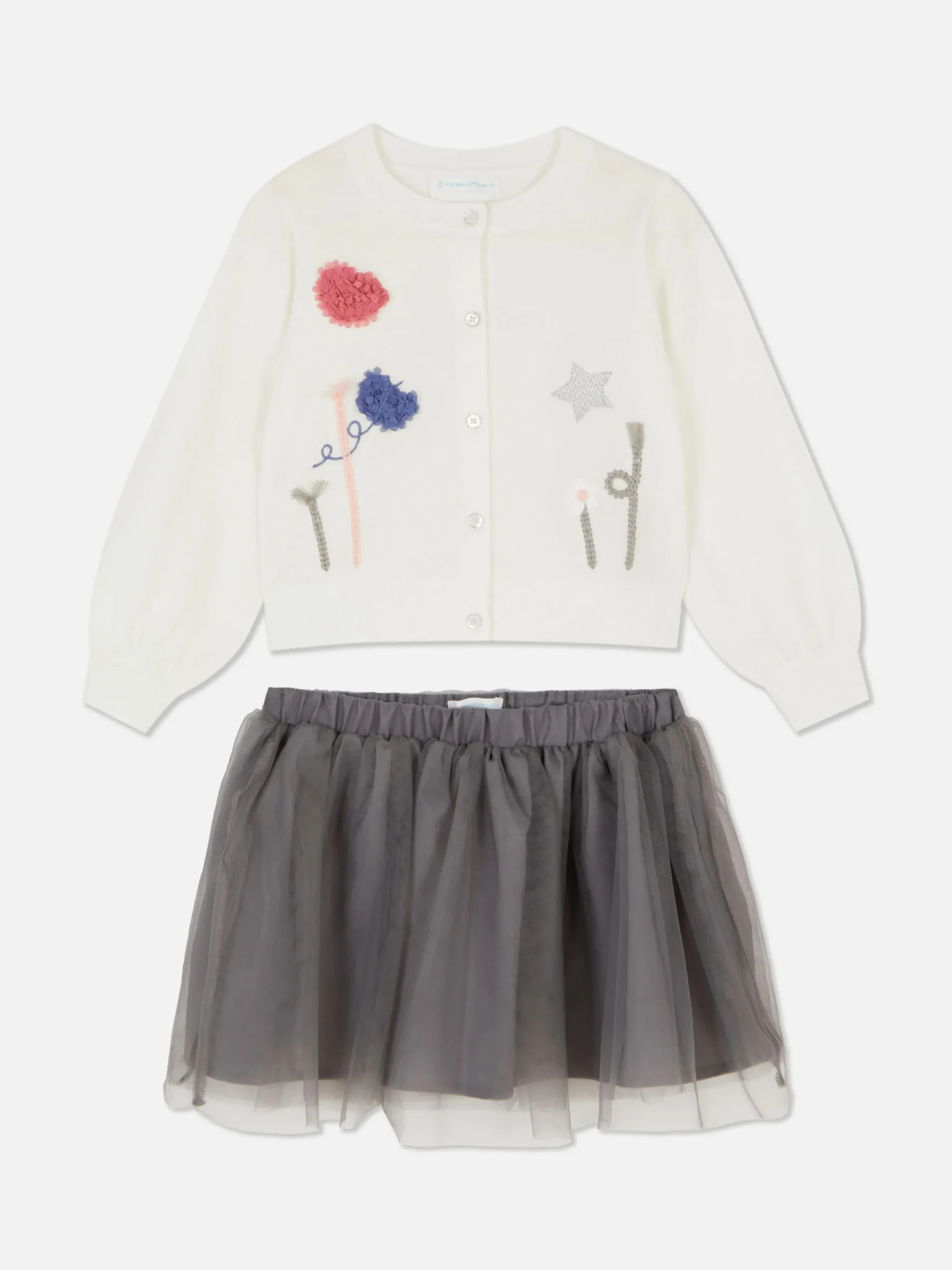 Knitted Cardigan And Tutu Set