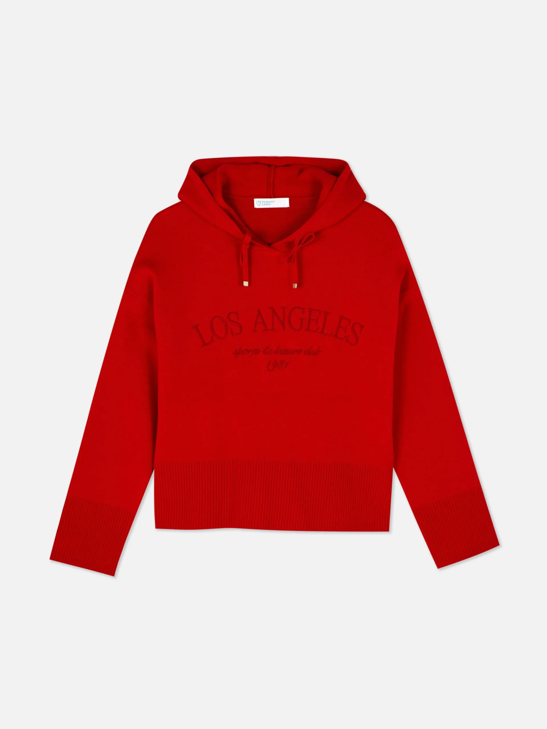 Knitted Pullover Slogan Hoodie