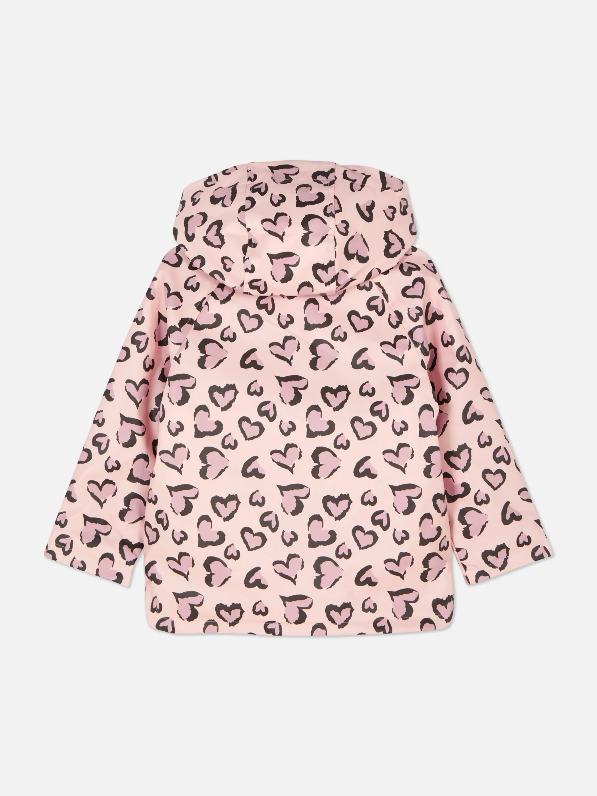 Leopard Heart Raincoat