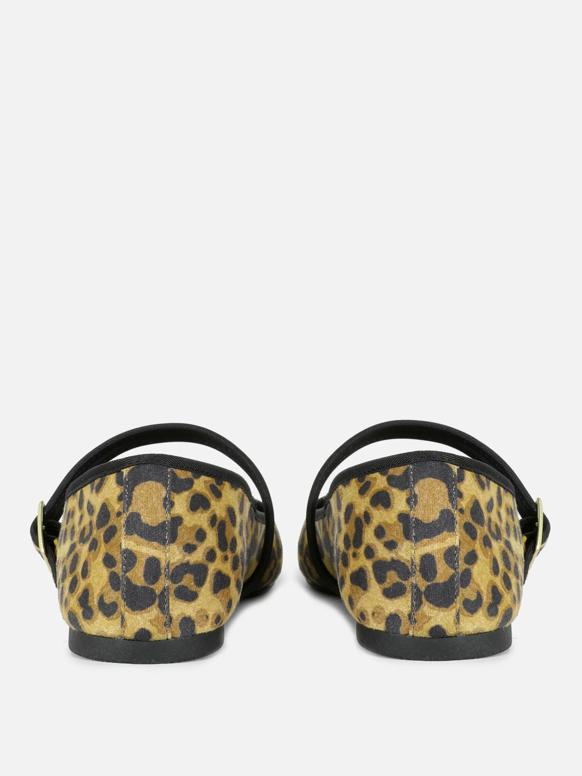 Leopard Mary Jane Ballet Flats