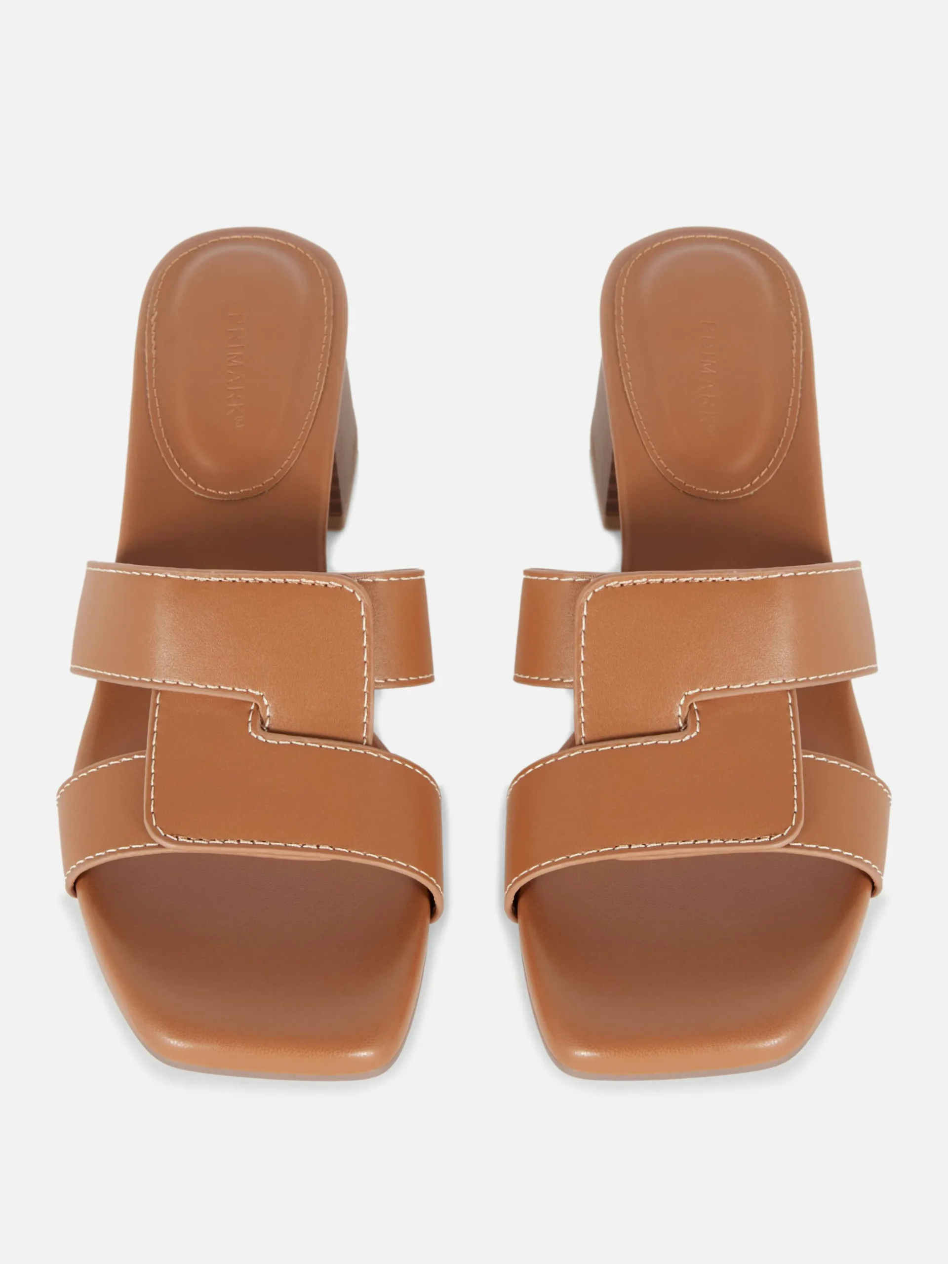 Link Strap Heeled Mules