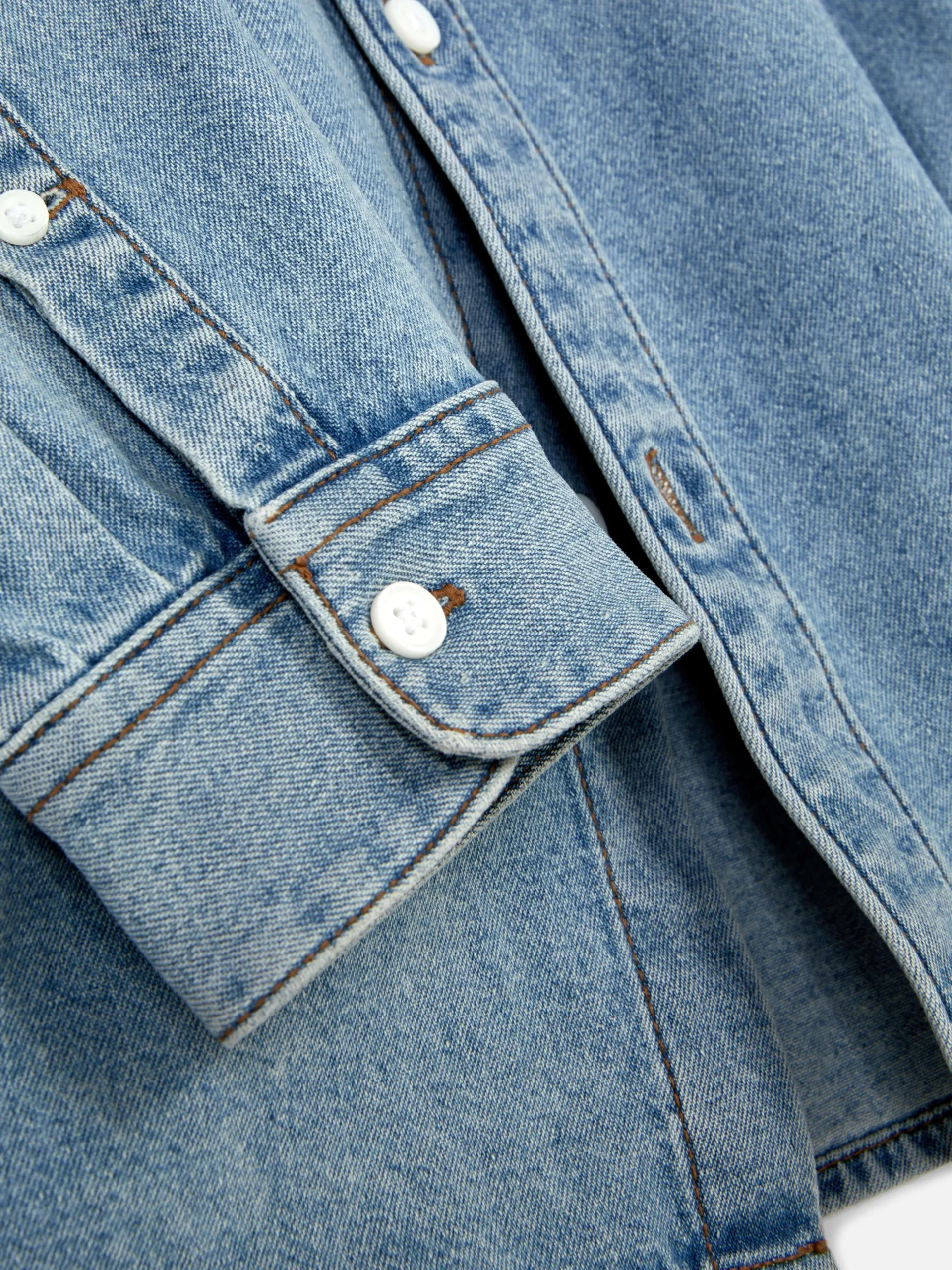Long Sleeve Cotton Twill Shirt