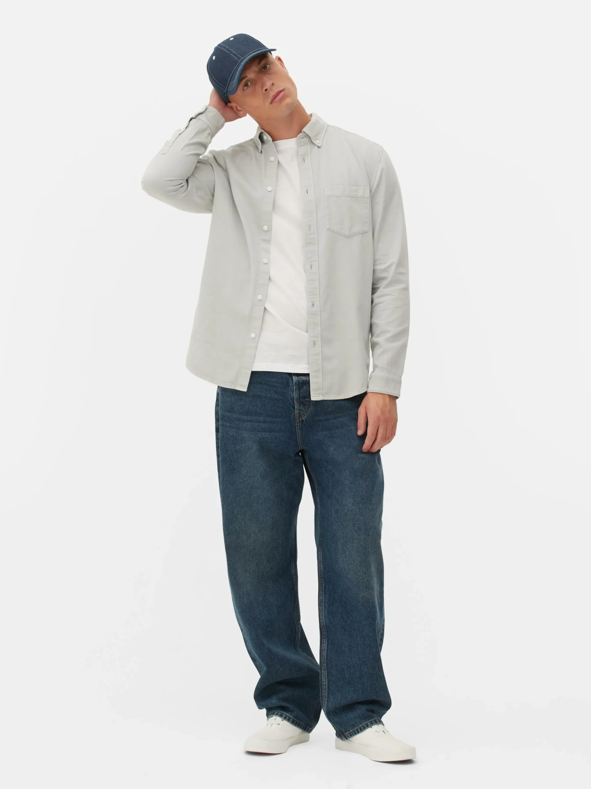 Long Sleeve Cotton Twill Shirt