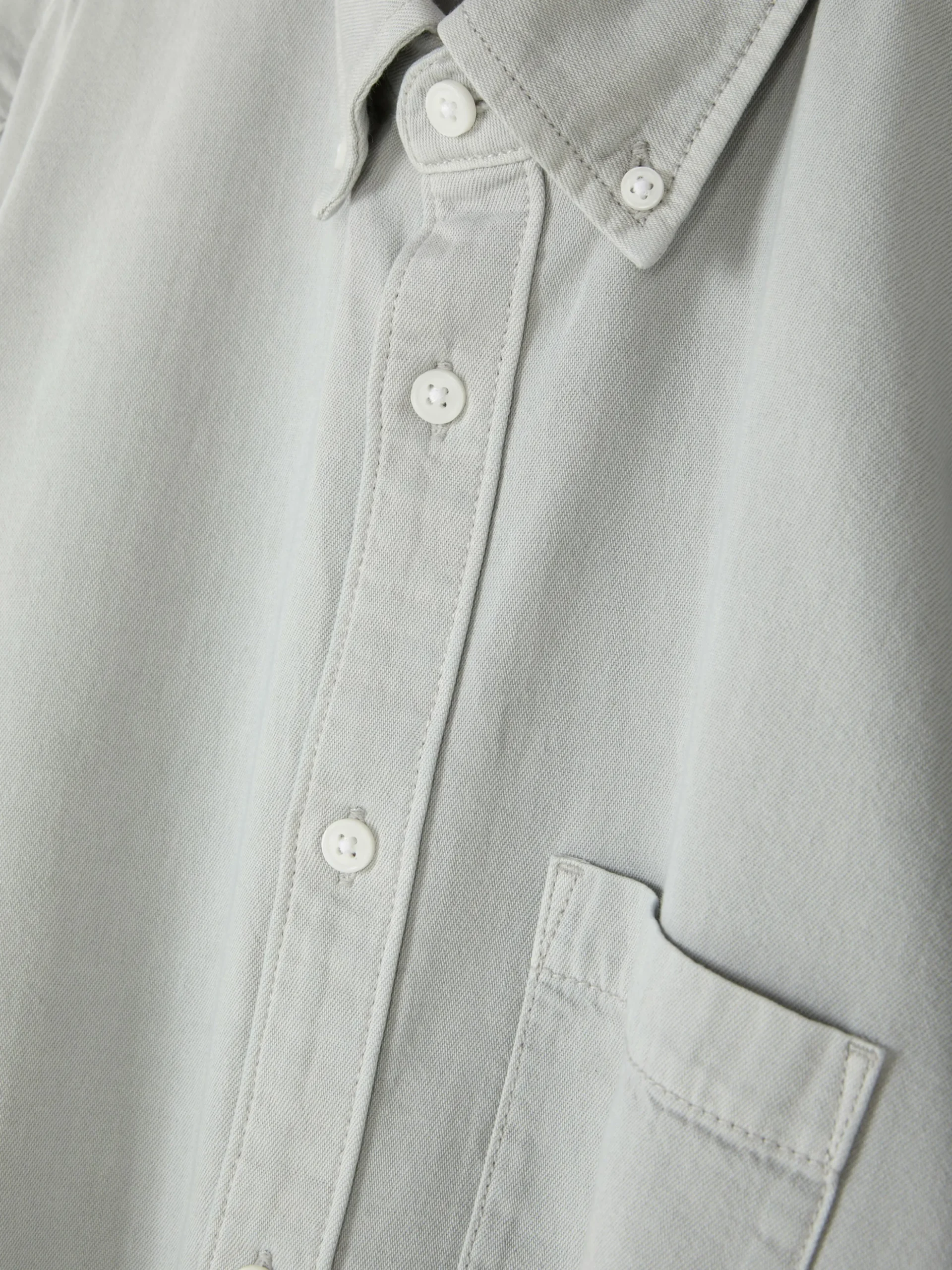 Long Sleeve Cotton Twill Shirt