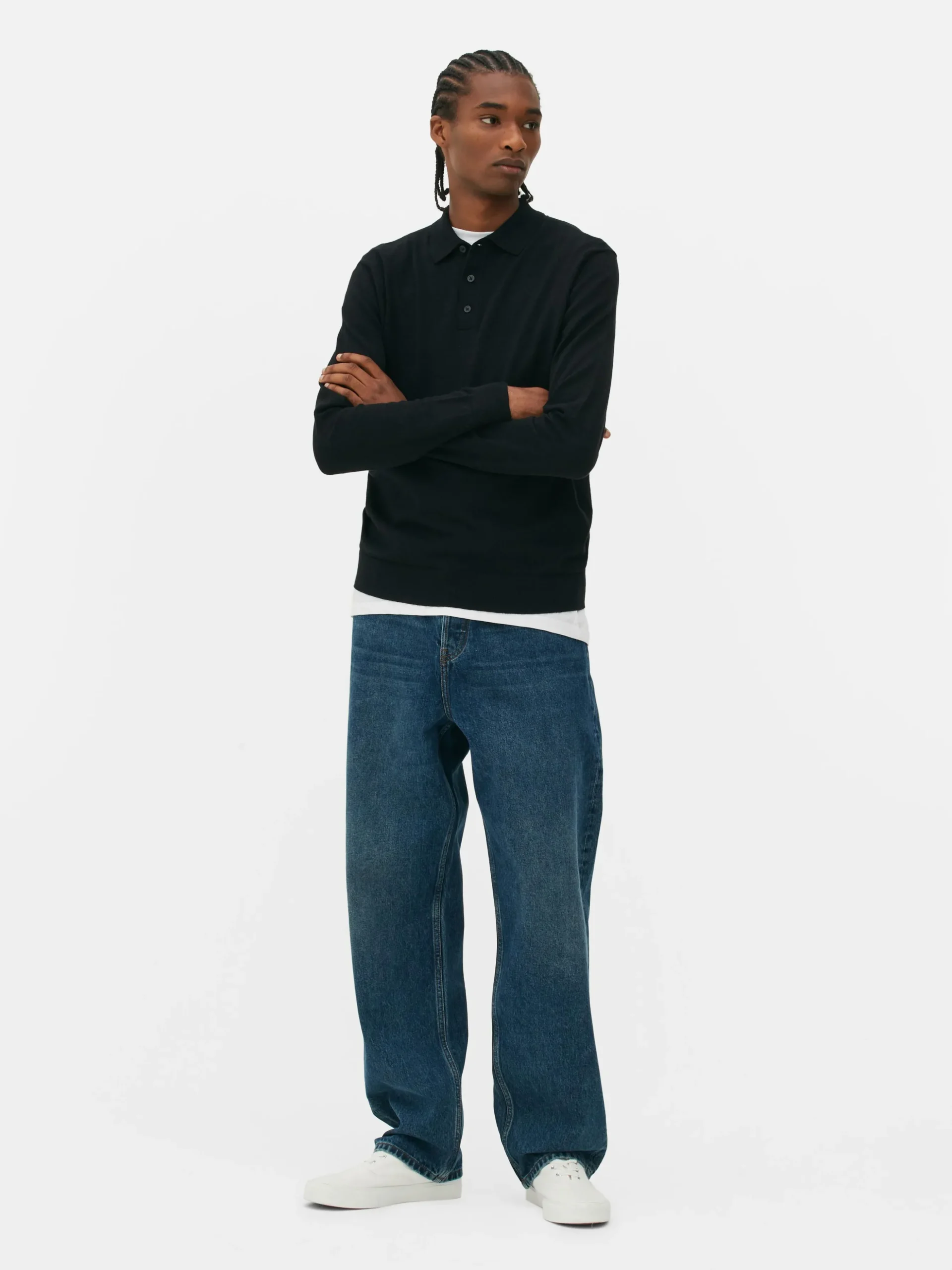 Long Sleeve Polo Jumper