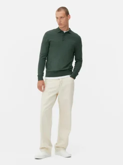 Long Sleeve Polo Jumper