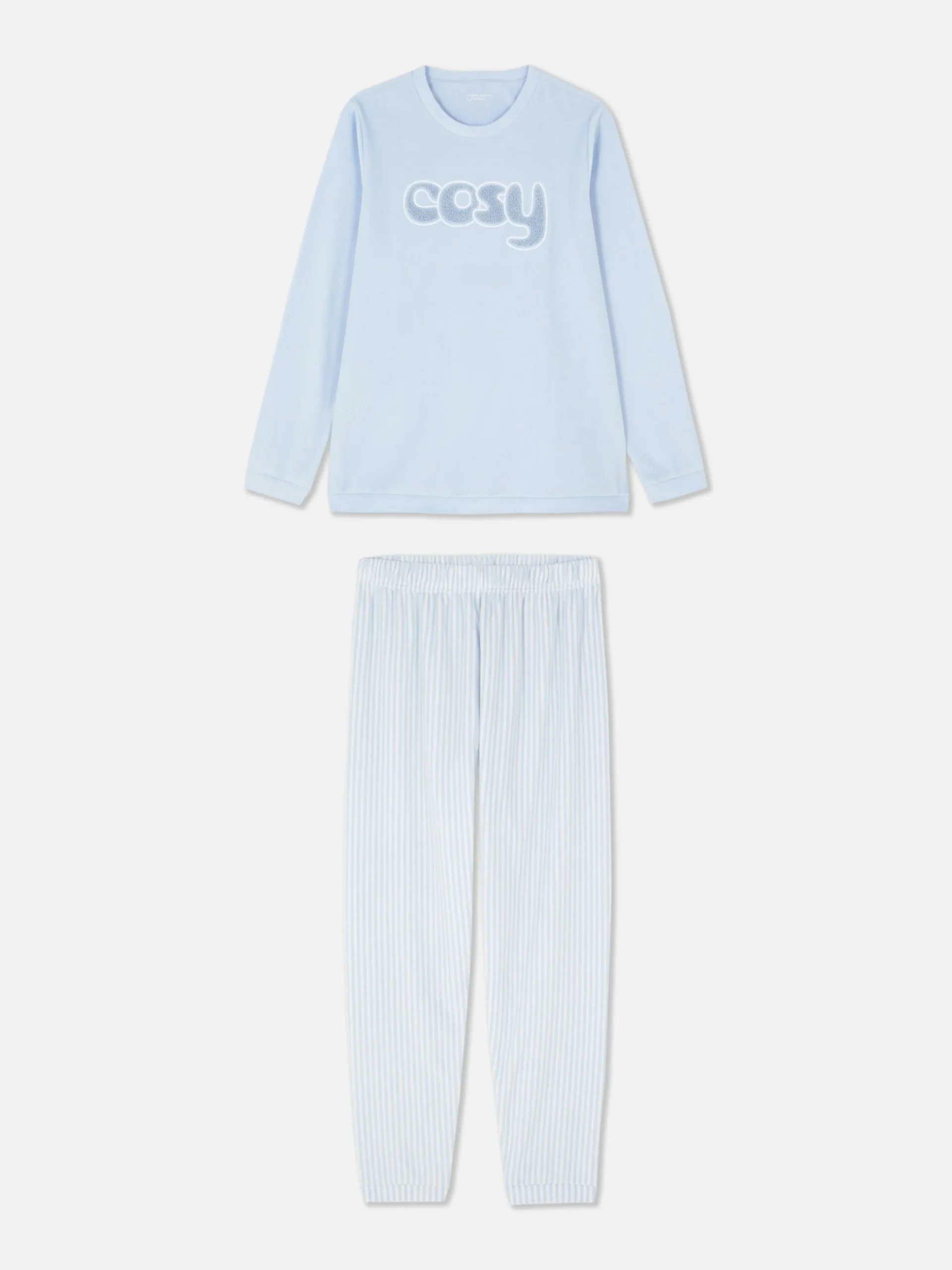 Long Sleeve Slogan Pajamas