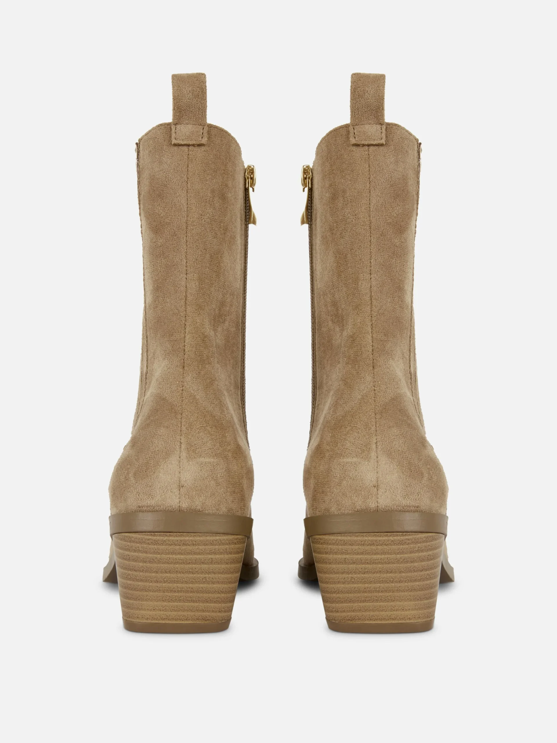Low Heel Western Ankle Boots