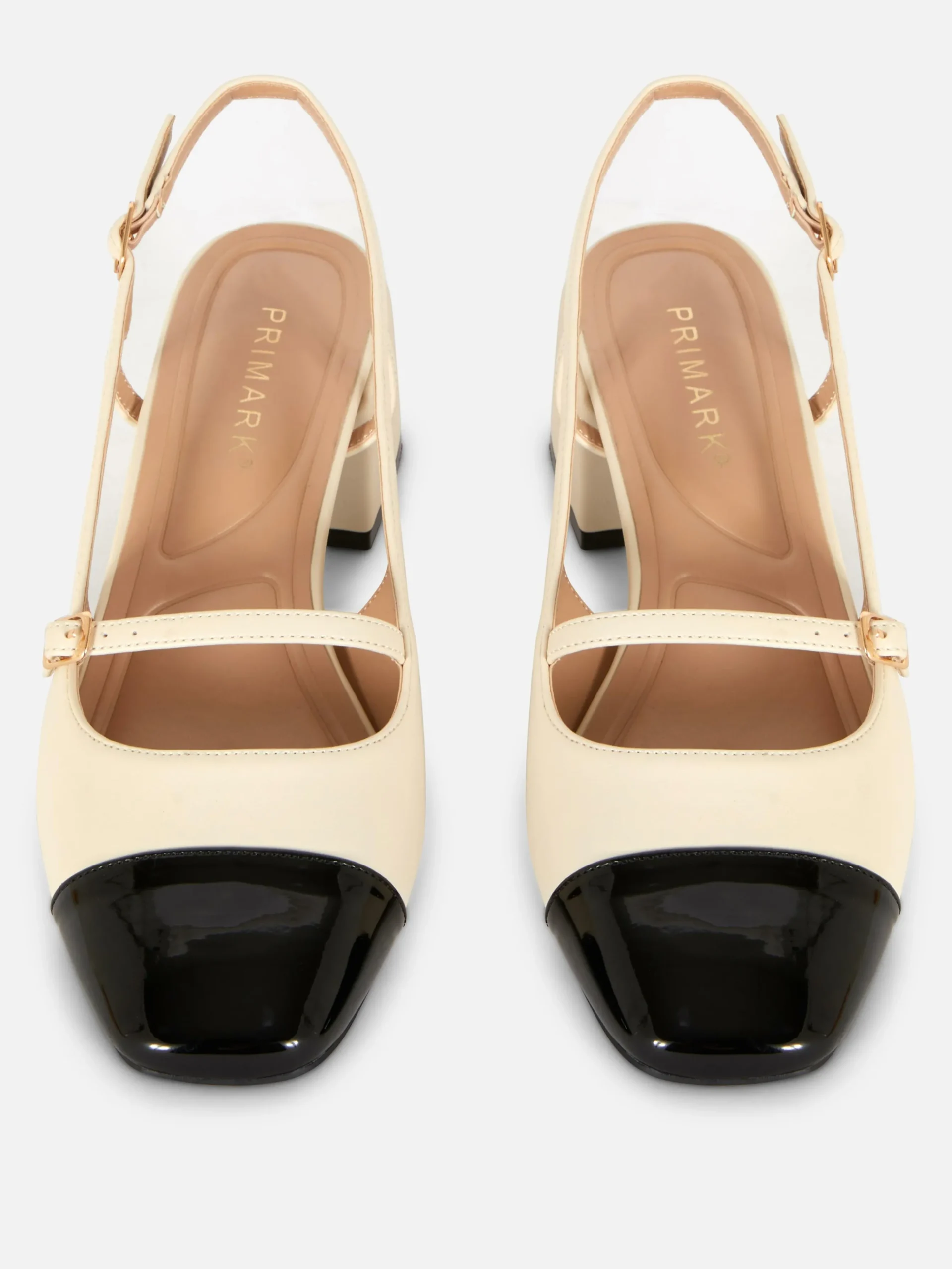 Mary Jane Slingback Block Heels
