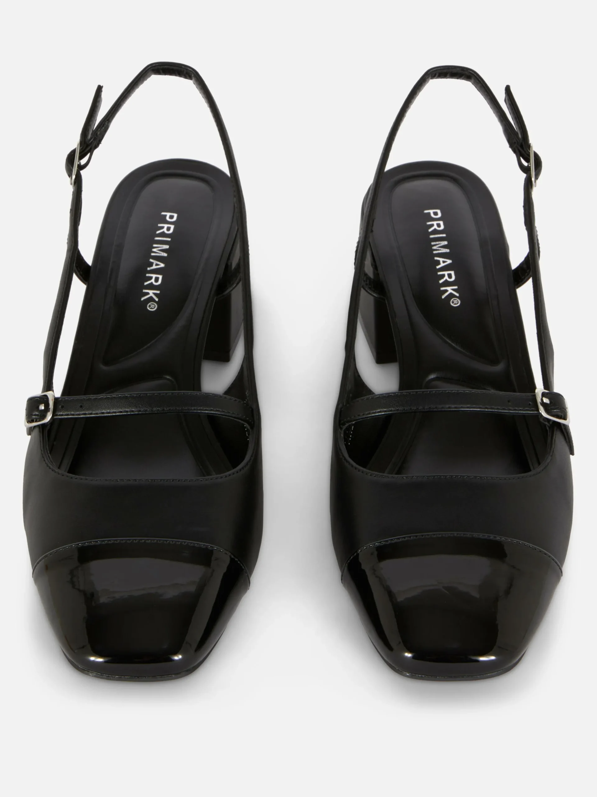 Mary Jane Slingback Block Heels