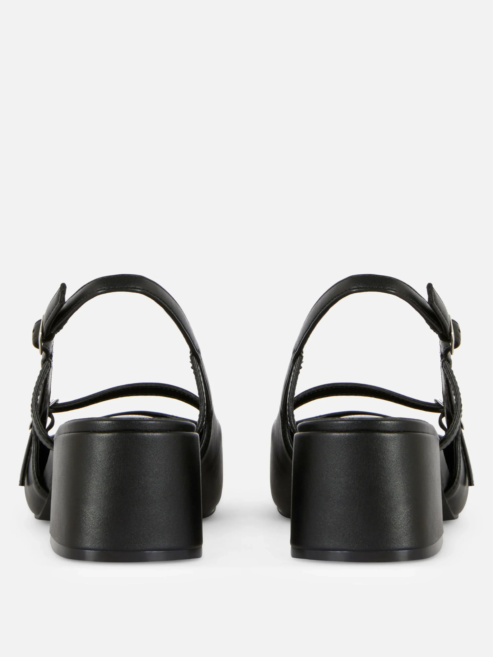 Mary Jane Slingback Block Heels